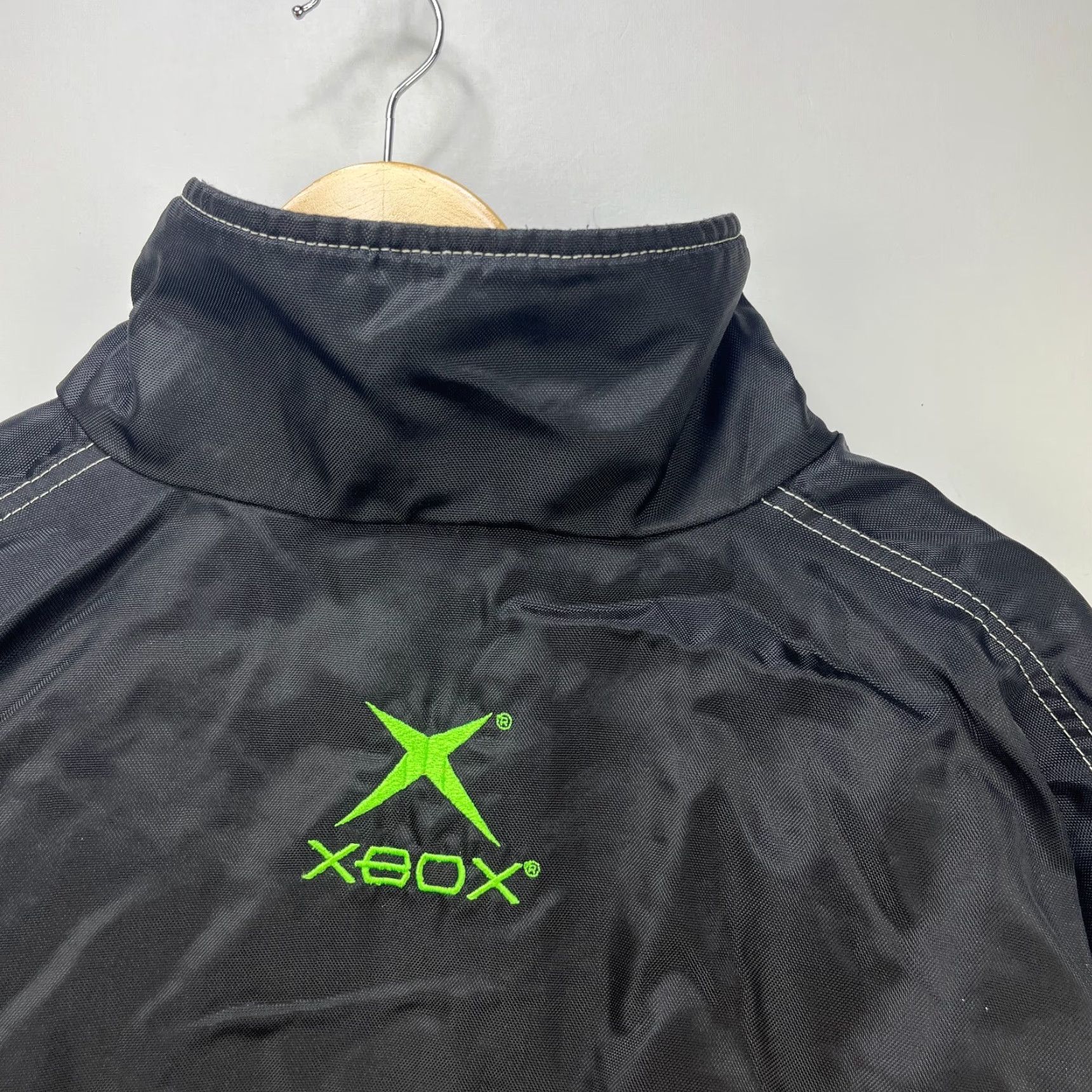 Vintage VINTAGE Xbox Windbreaker Jacket M Black Size US M / EU 48-50 / 2 - 2 Thumbnail