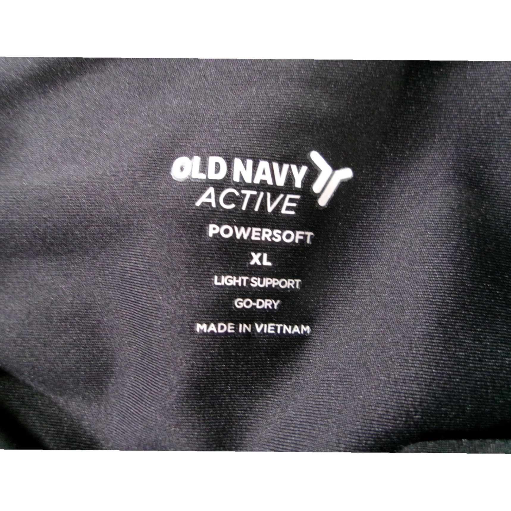 Old Navy OLD NAVY Womens XL Black Cropped Tank Top Sleeveless Scoop Neck Lightweight Casual Size XL / US 12-14 / IT 48-50 - 6 Thumbnail