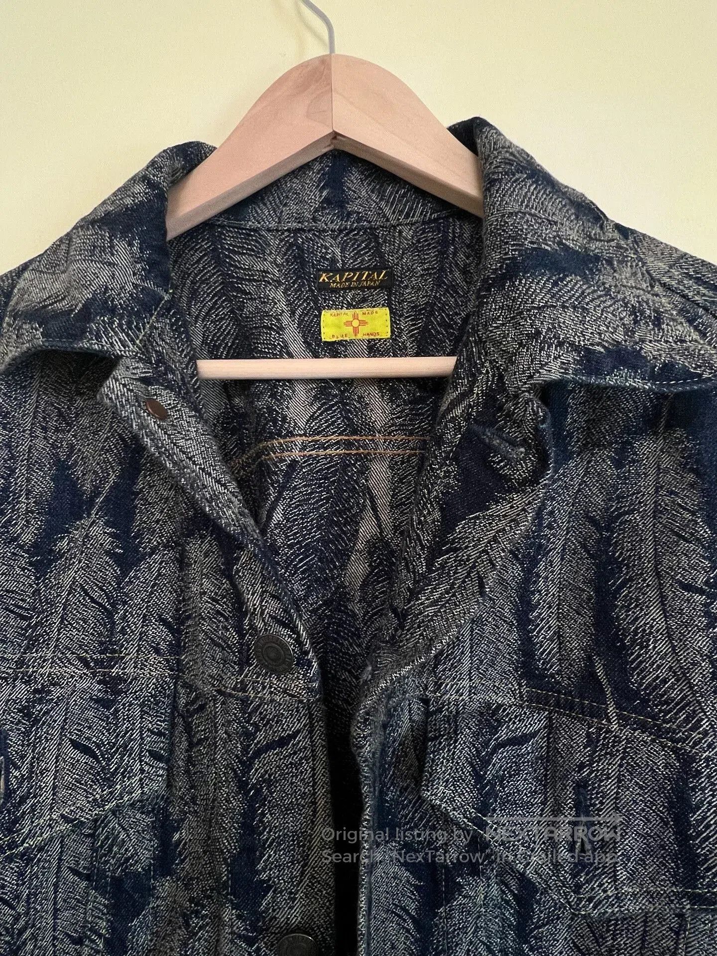 Kapital Kapital Feather Print Denim Jacket. Size US XL / EU 56 / 4 - 3 Thumbnail