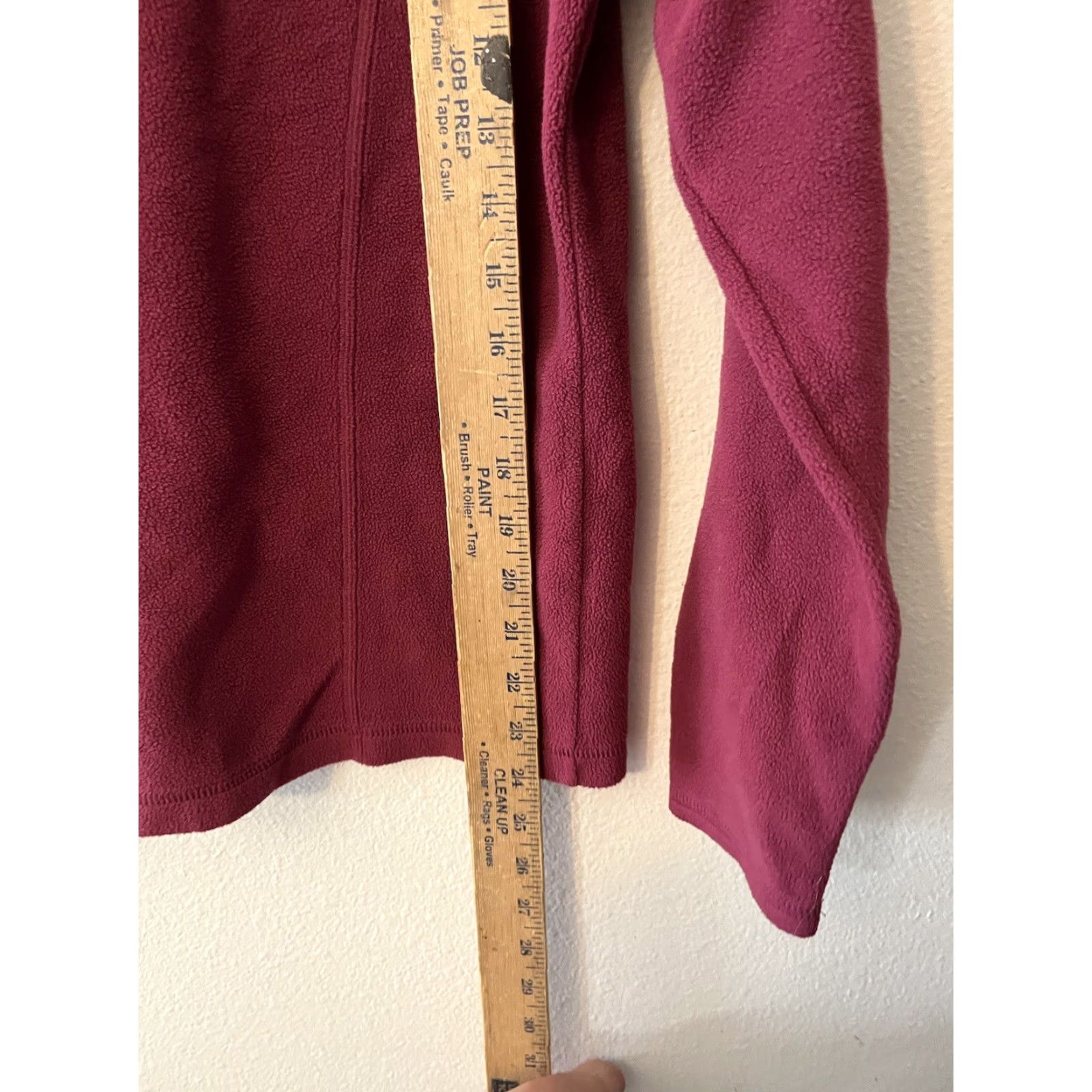 Vintage VINTAGE LL Bean Pullover Shirt XS Women Maroon 1/4 Zip Zip Half Pocket Pullover 100% Polyester Fleece Logo Zipper Womens Size XS / US 0-2 / IT 36-38 - 5 Thumbnail