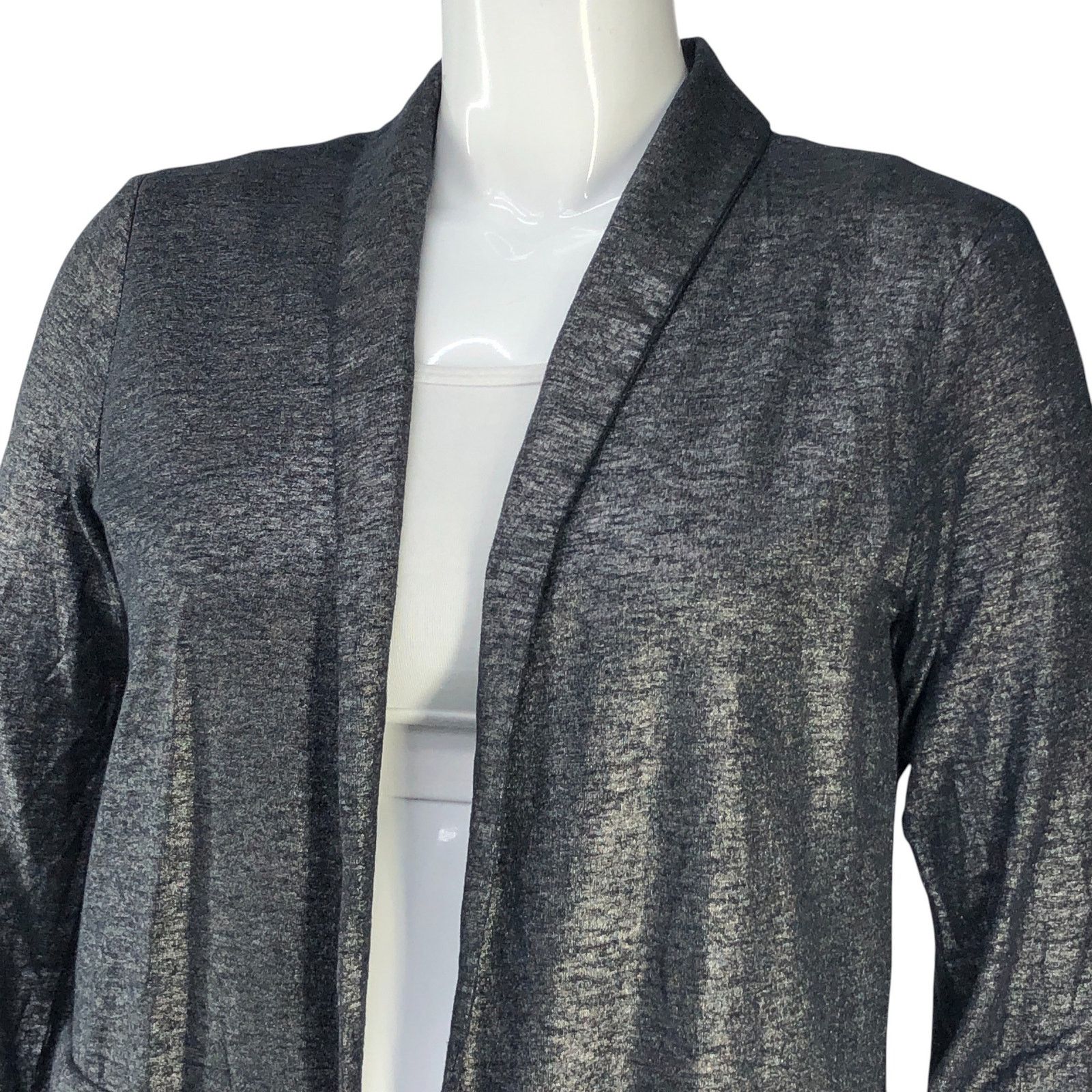 MAJESTIC FILATURES Majestic Filatures Sz 4 (XL) Blazer Open Front Linen Stretch Size L / US 10 / IT 46 - 2 Thumbnail