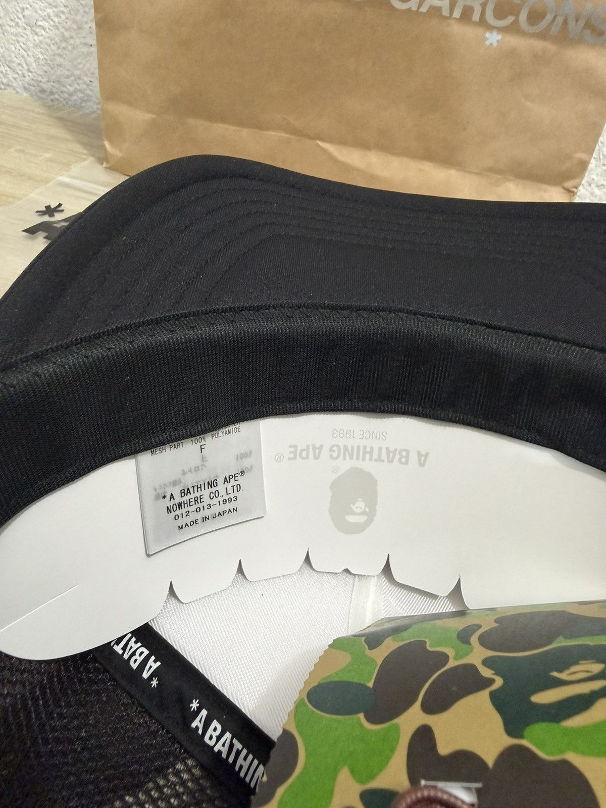 Bape BAPE GLITTER TRUCKER HAT 2026 JAPAN EXCLUSIVE Size ONE SIZE - 4 Thumbnail