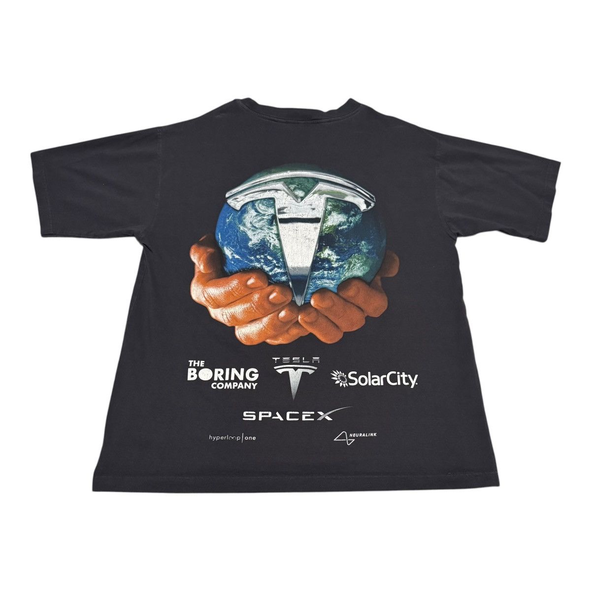 Marino Morwood Marino Morwood Elon Musk Black Double Sided Shirt Men's XL Size US XL / EU 56 / 4 - 3 Thumbnail