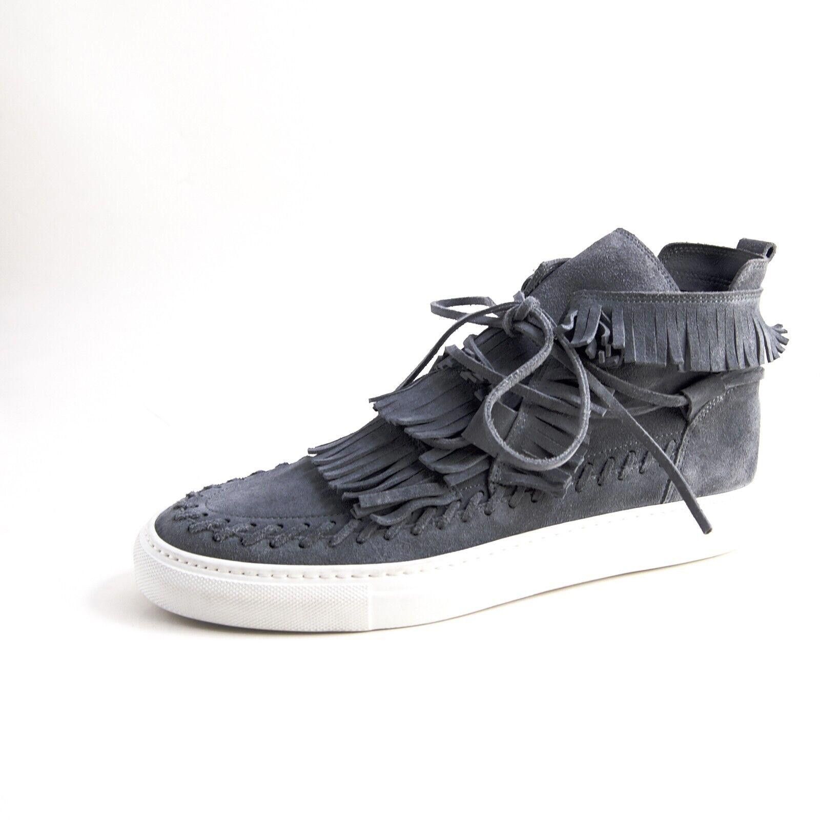 Casedei Casadei Fringe Sneakers Gray Suede Mens EU 41.5 US 8.5 Size US 8.5 / EU 41-42 - 2 Thumbnail
