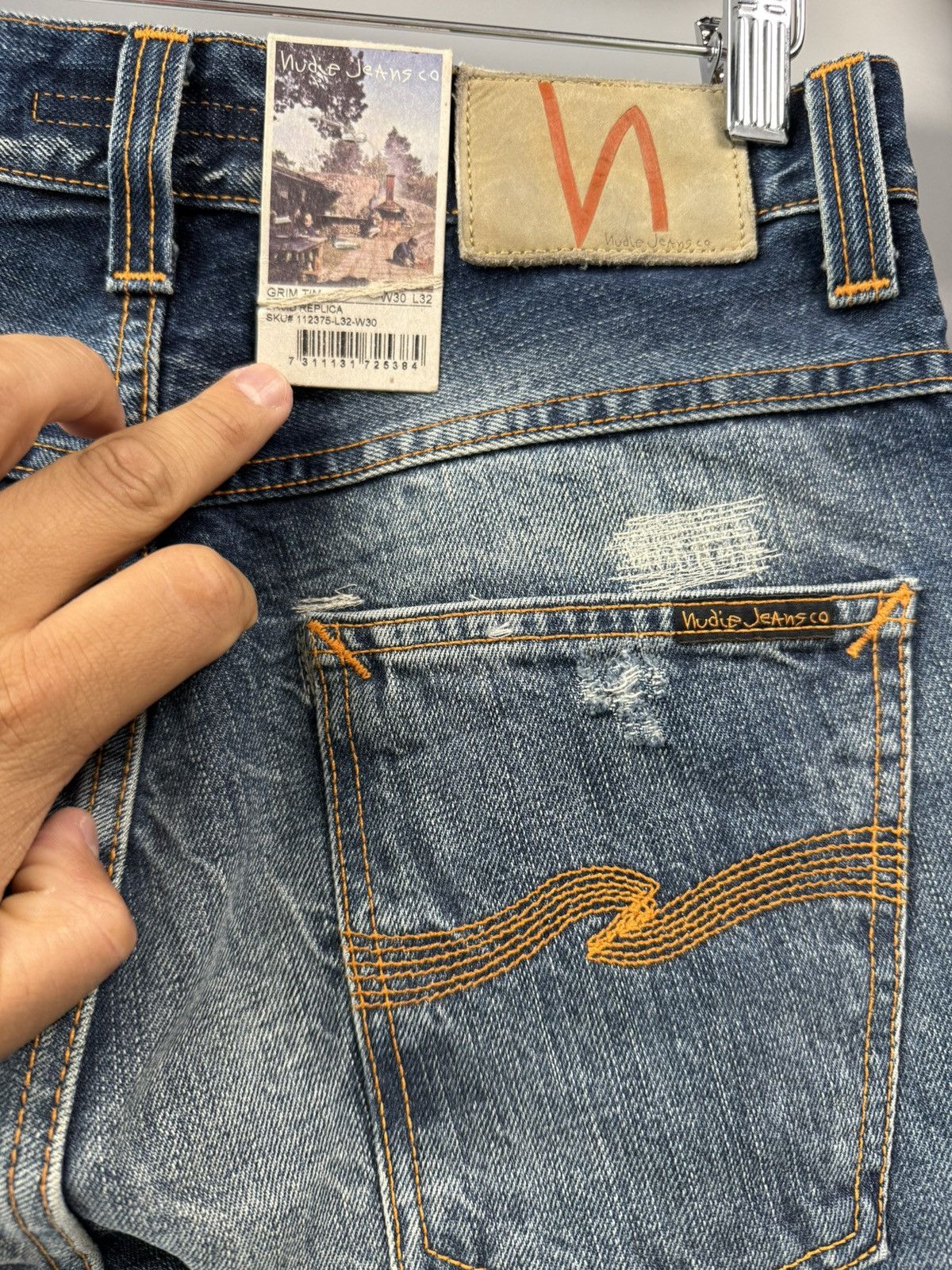 Nudie Jeans Nudie Jeans GRIM TIM DAVID REPLICA- 30 Size US 30 / EU 46 - 5 Thumbnail