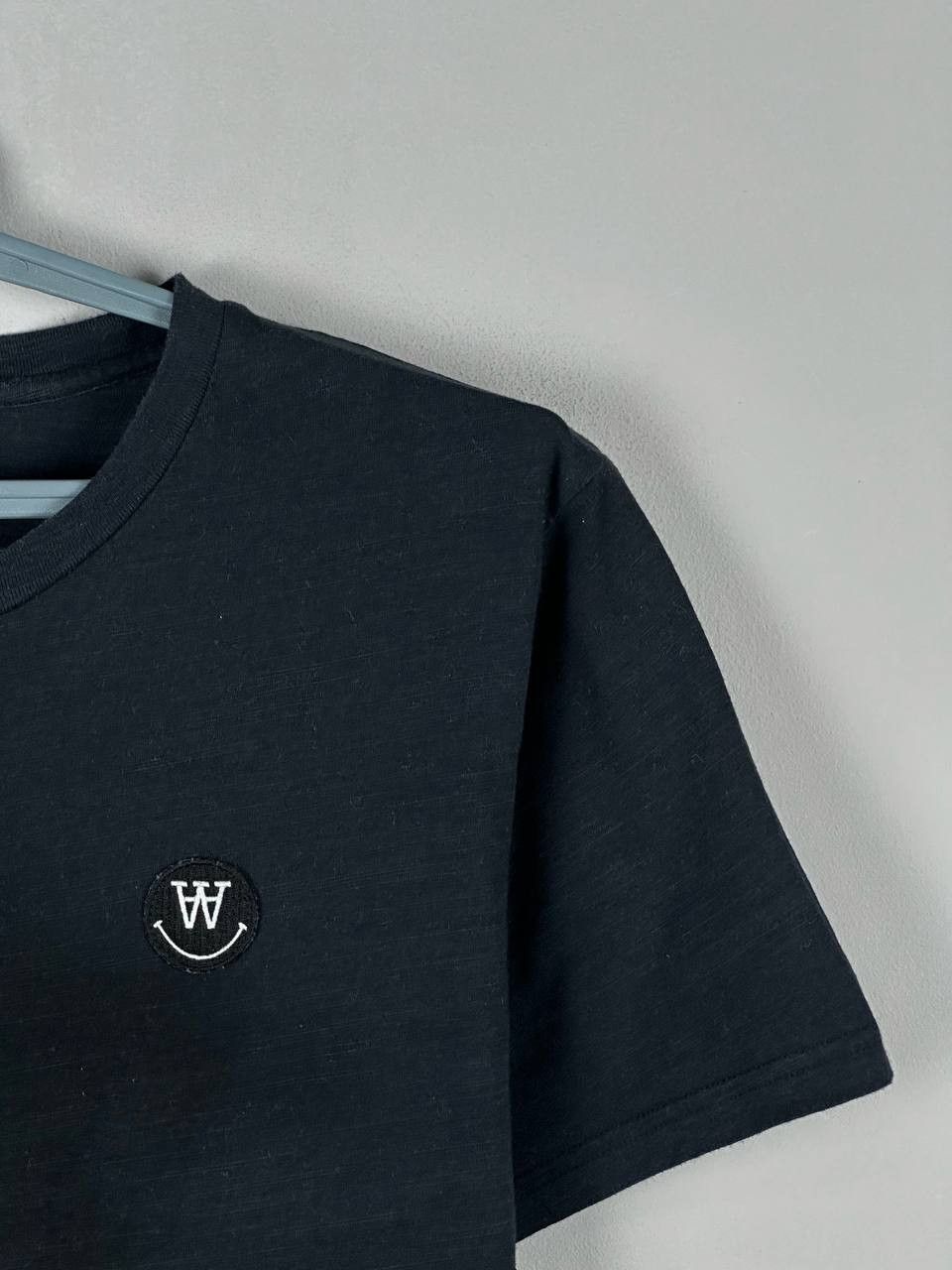 Wood Wood Wood Wood Black Cotton Logo T Shirt Made In Portugal Size US S / EU 44-46 / 1 - 4 Thumbnail