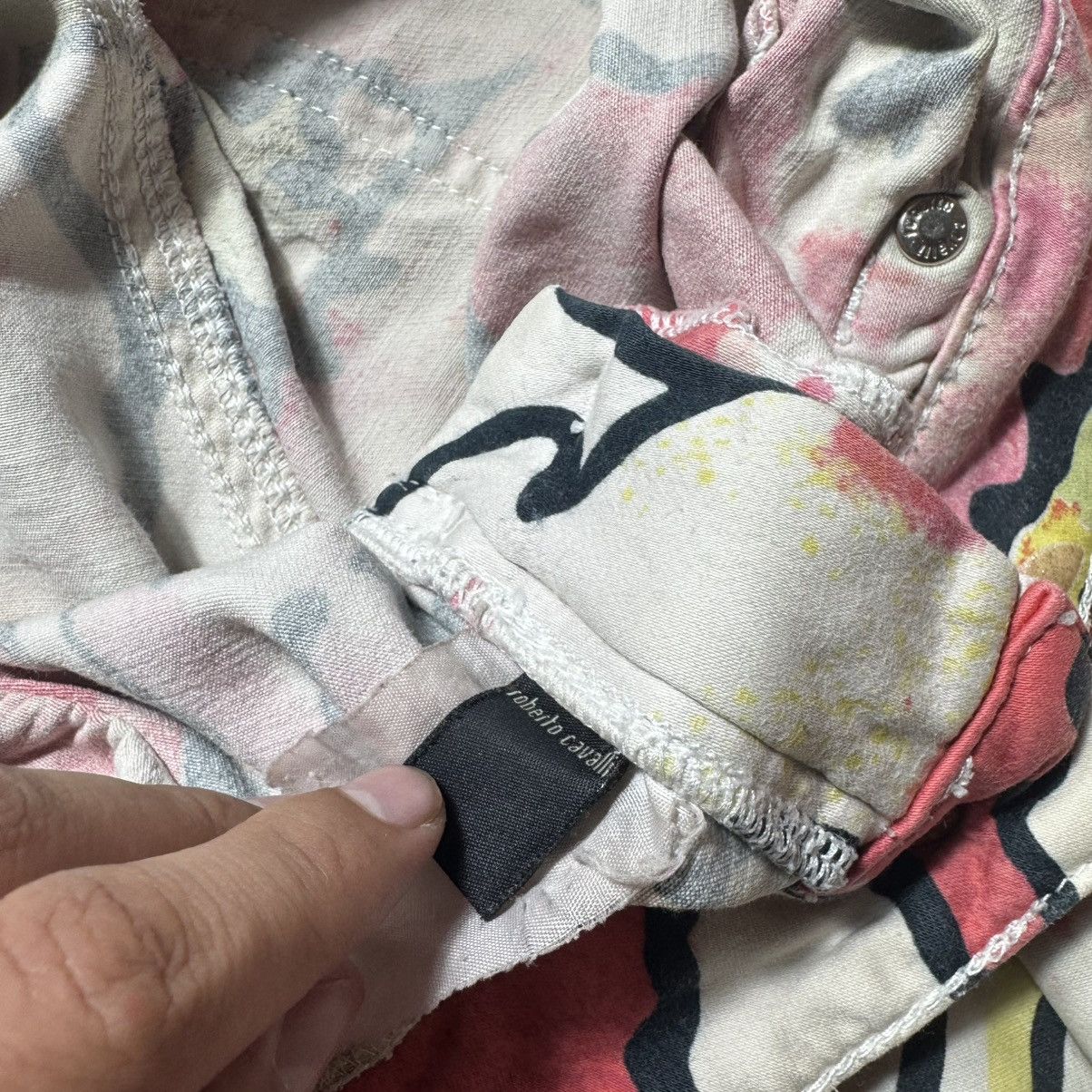 Roberto Cavalli 🔥rare🔥roberto cavalli flowers pants luxury flora print Size 27" / US 4 / IT 40 - 9 Thumbnail