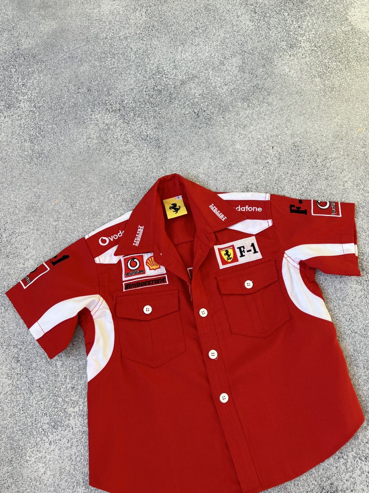 Ferrari × Vintage Vintage Kids Racing Ferrari Button up shirt Size US S / EU 44-46 / 1 - 5 Thumbnail