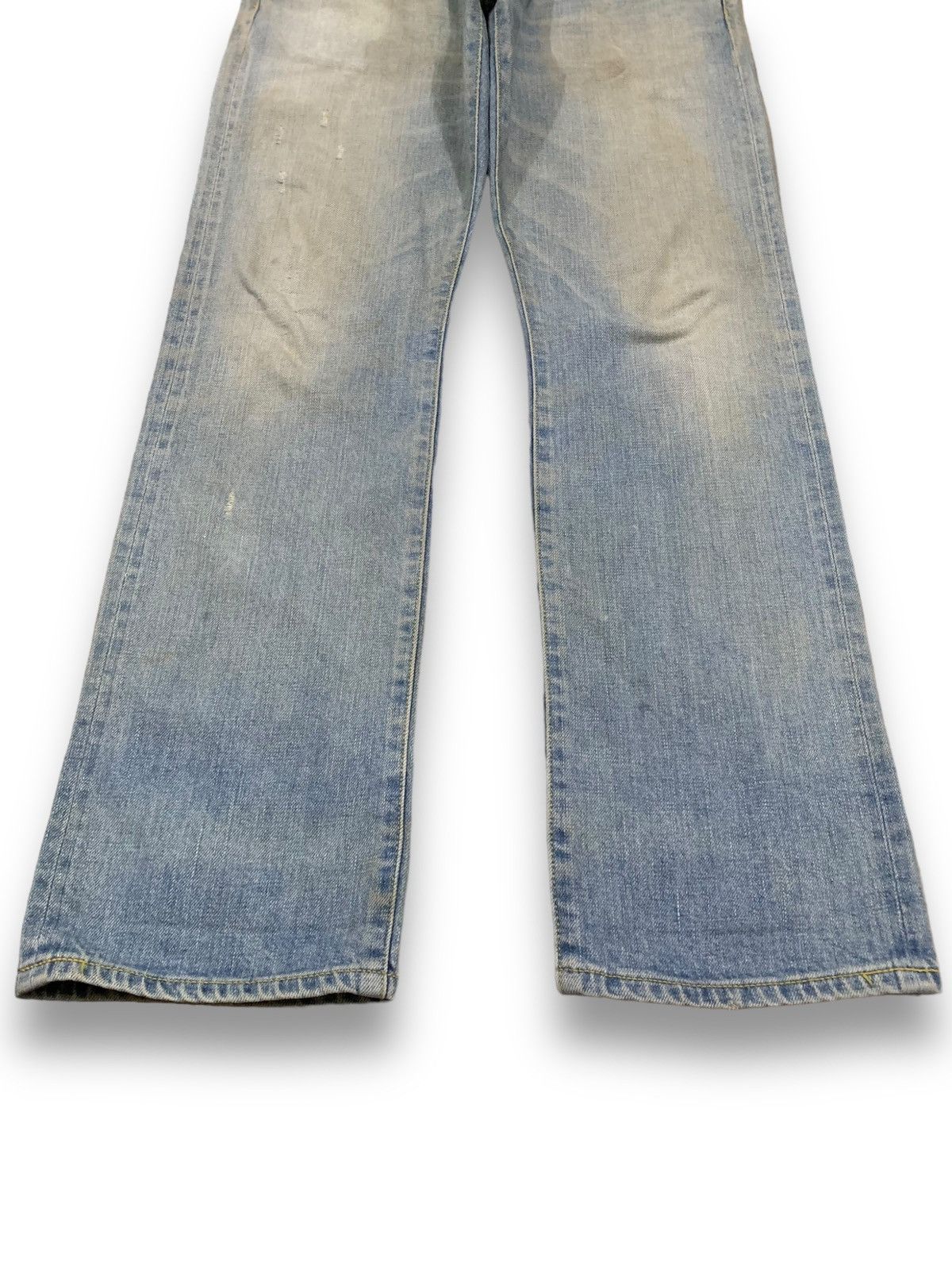 Nonnative × Undercover Vintage Nonnative Selvedge Mud Wash Ripped Grunge Jeans Size US 32 / EU 48 - 7 Thumbnail