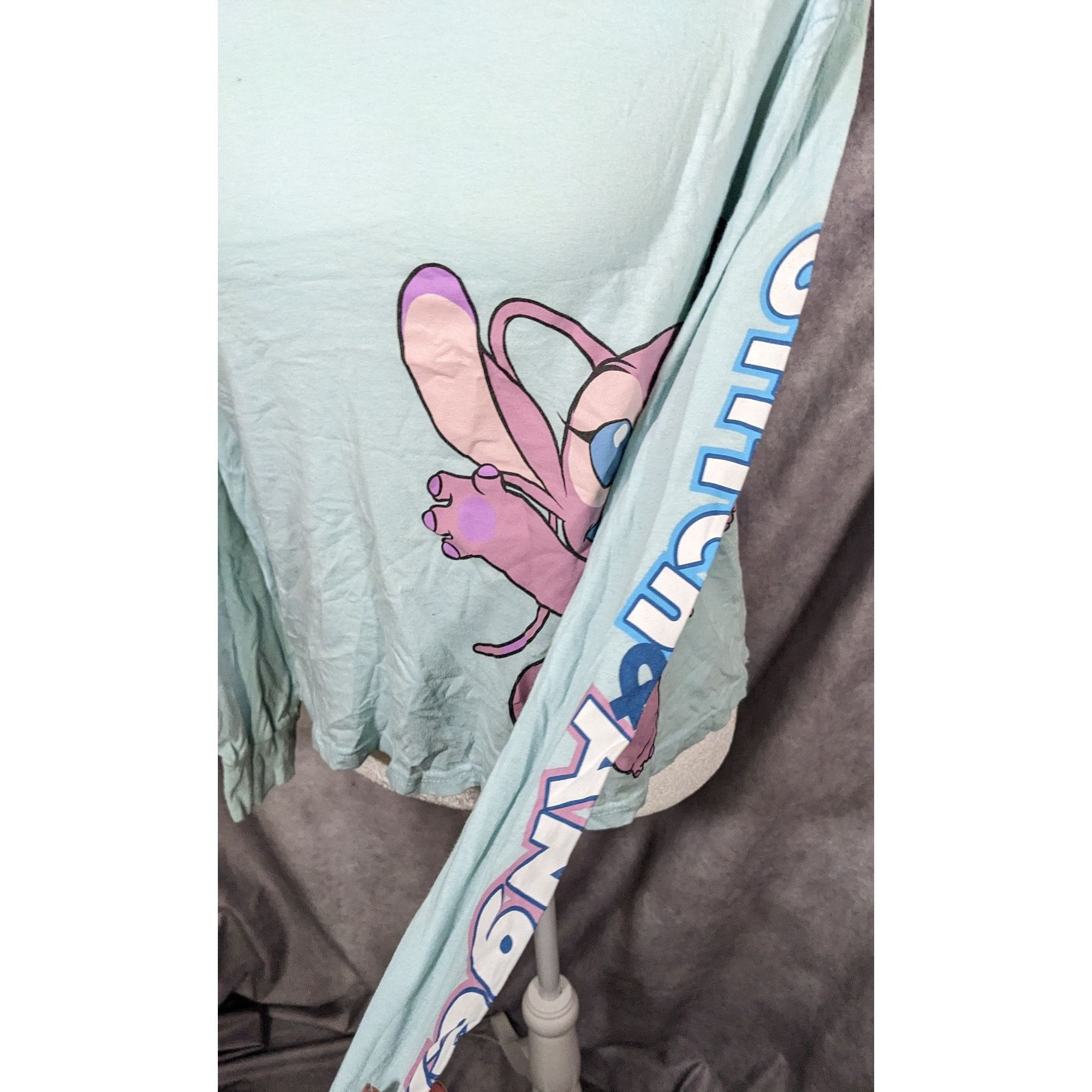 Disney Disney Stich And Angel Blue Long Sleeve Top Size M / US 6-8 / IT 42-44 - 6 Thumbnail