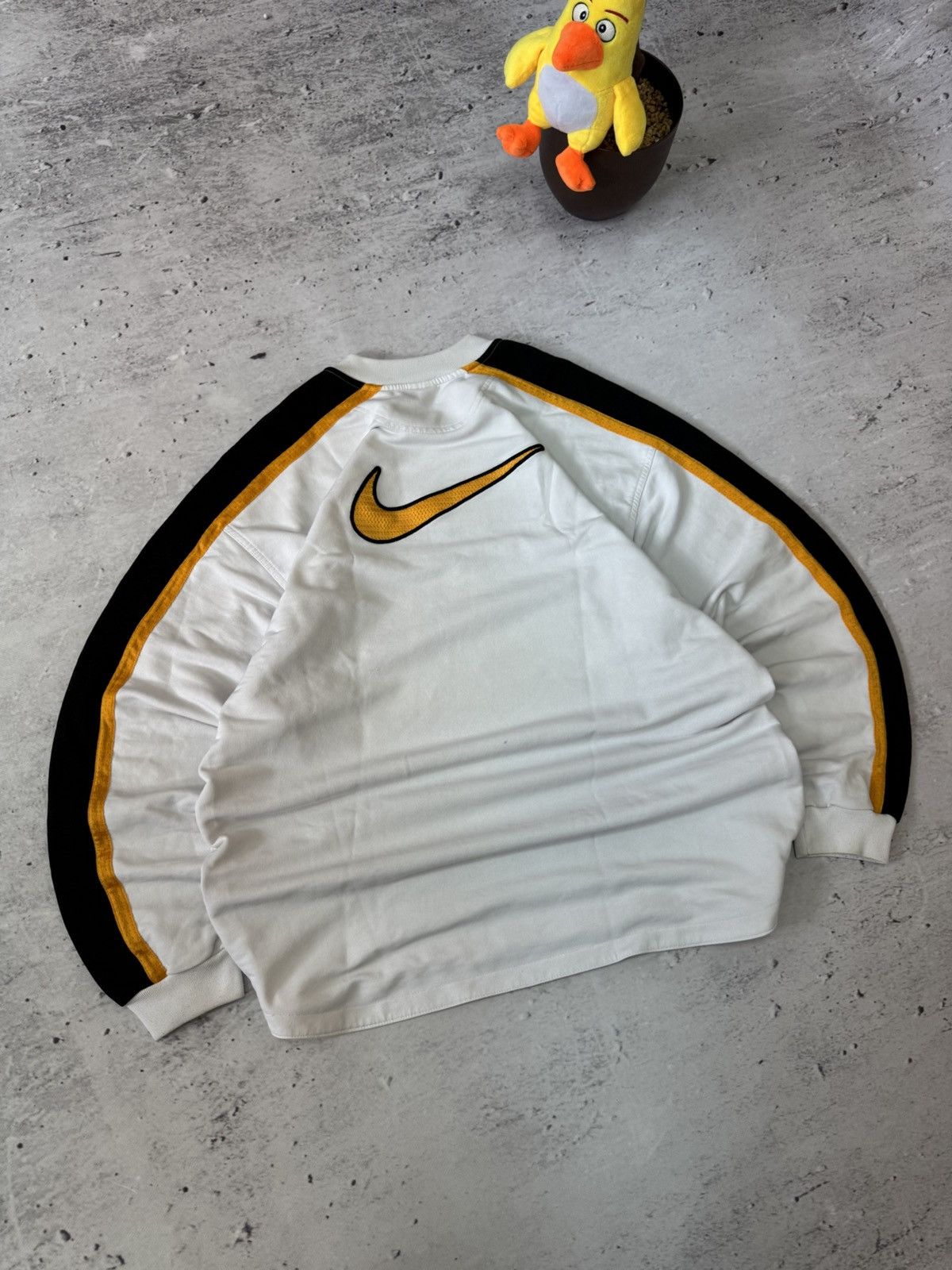 Nike × Vintage NIKE VINTAGE CENTER LOGO OVERSIZE BAGGY FIT SWEATSHIRT Size US XL / EU 56 / 4 - 2 Thumbnail