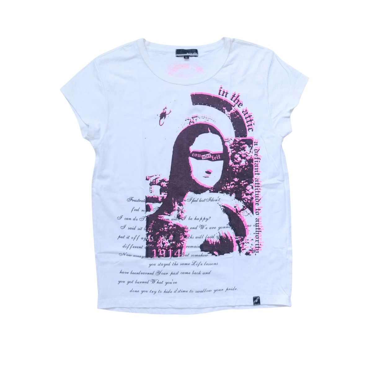 In The Attic in the attic mona lisa graphic punk tee Size US M / EU 48-50 / 2 - 1 Thumbnail