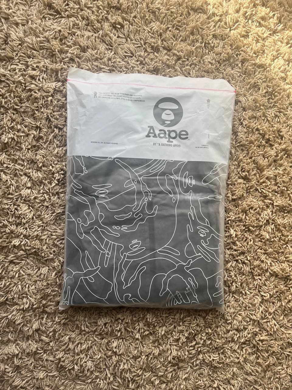 Aape × Bape × Japanese Brand A Bathing Ape Gray Embroidered Shirt Size US M / EU 48-50 / 2 - 5 Thumbnail