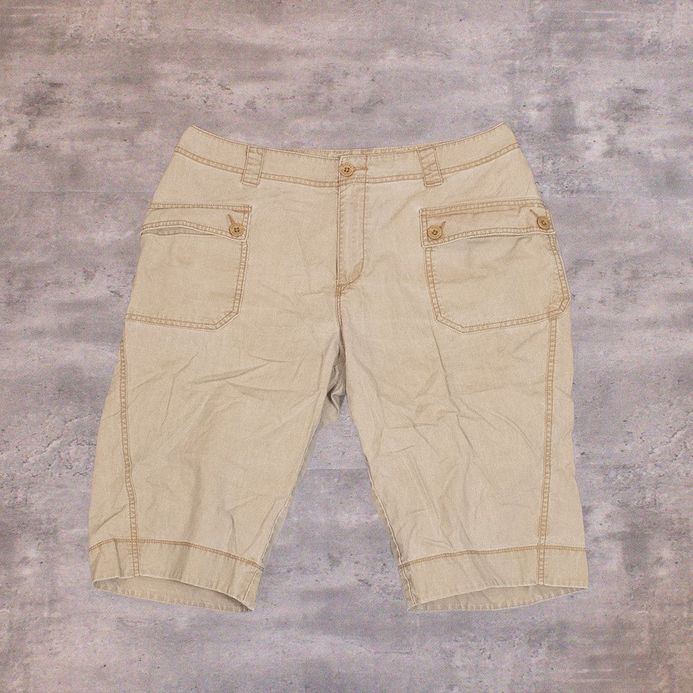 Royal Robbins Y2K 2000s Royal Robbins Front Pocket Baggy Tan Shorts Size US 35 - 1 Thumbnail
