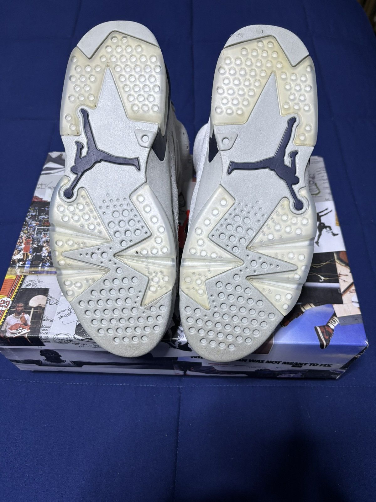 Jordan Brand Jordan 6 Retro Georgetown 2022 Size 8.5 Size US 8.5 / EU 41-42 - 5 Thumbnail