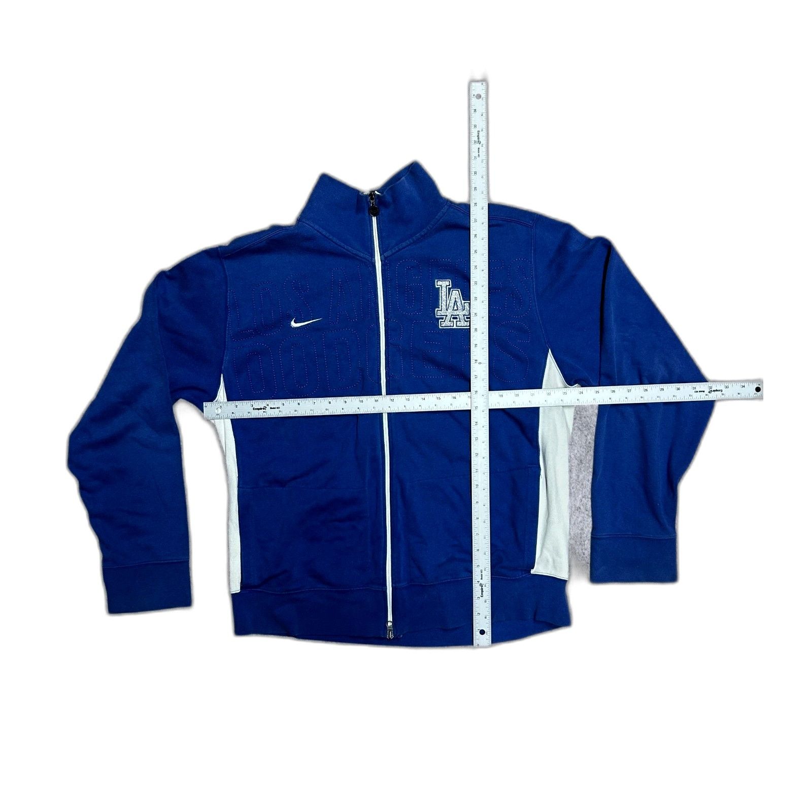 Nike Vintage Nike Los Angeles Dodgers MLB Jacket Men XL Blue Spel Size US XL / EU 56 / 4 - 4 Thumbnail