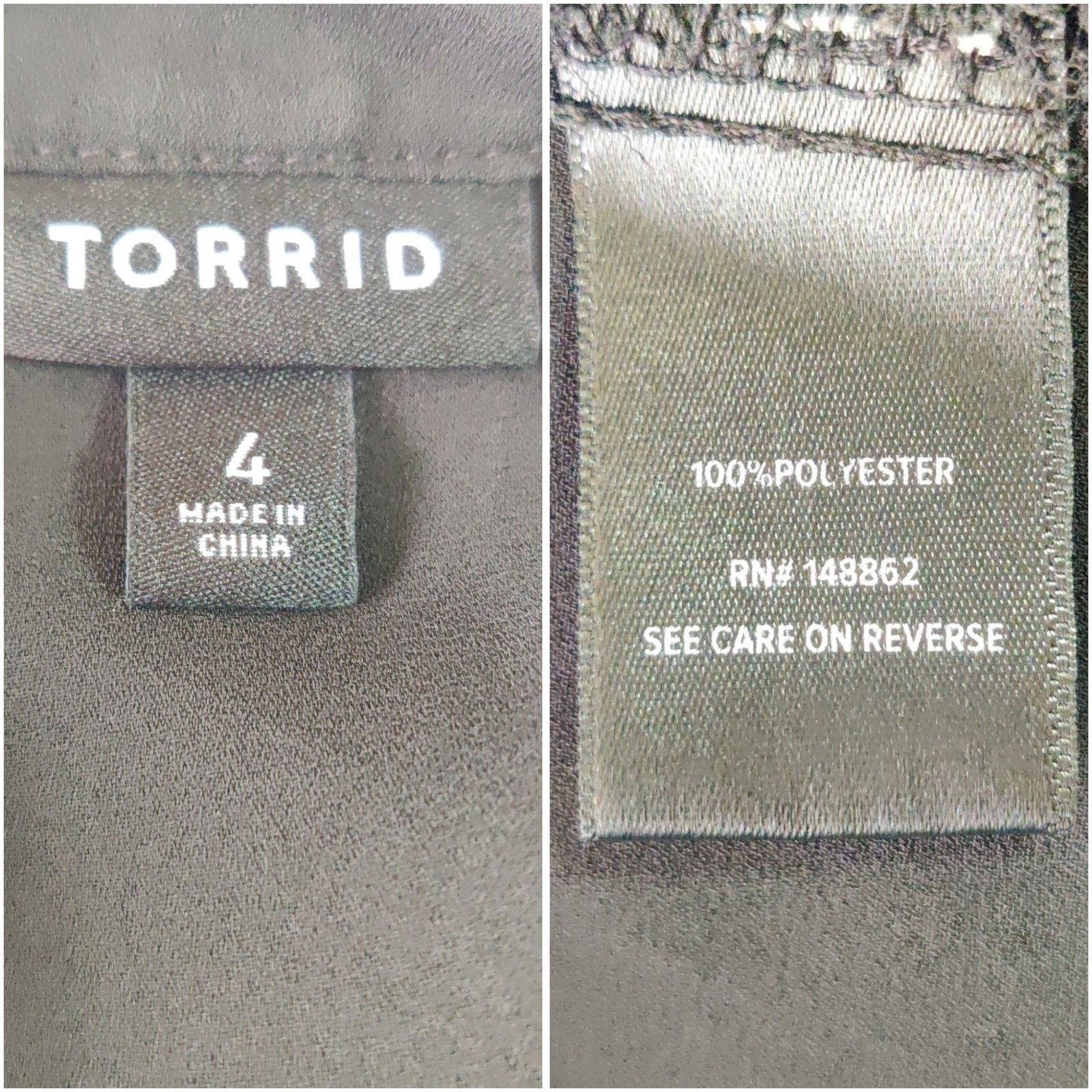 Torrid Torrid Georgette Cage Front Top sz 4 Size 4XL / US 24-26 - 6 Thumbnail