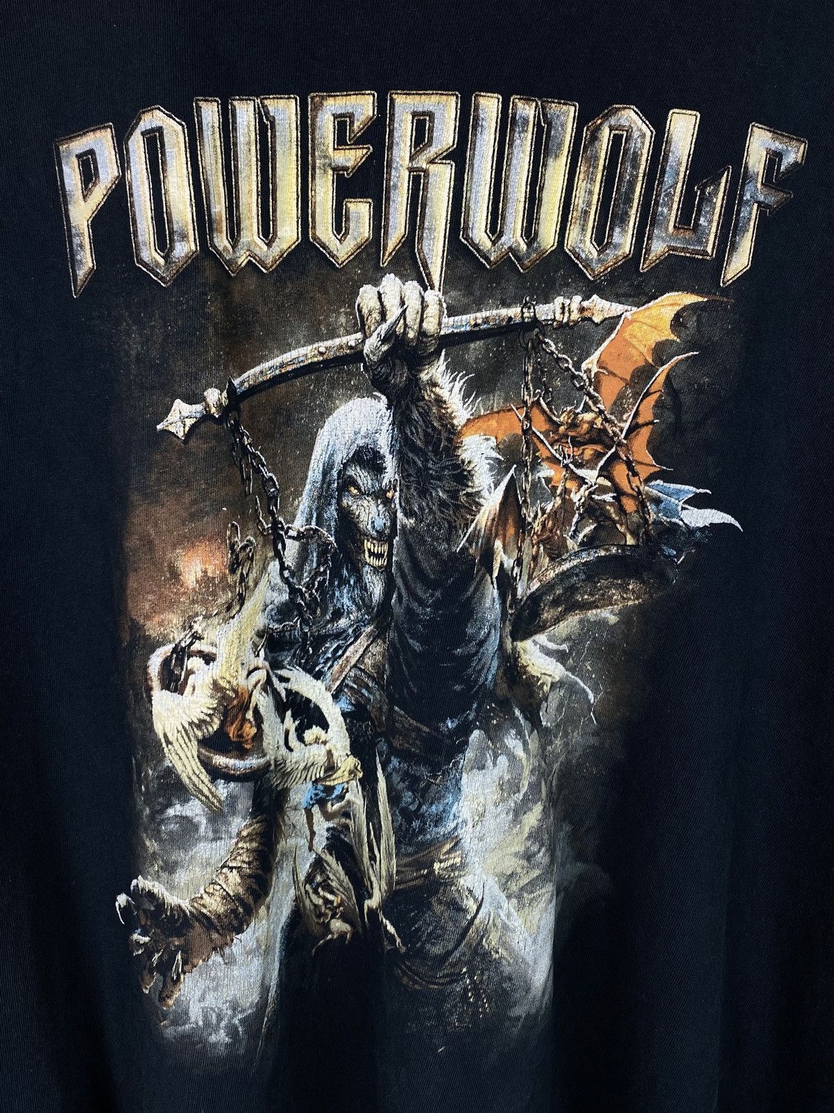 Band Tees Powerwolf Call Of The Wild Rock Band Tour T-Shirt Top Black Size US XXL / EU 58 / 5 - 3 Thumbnail