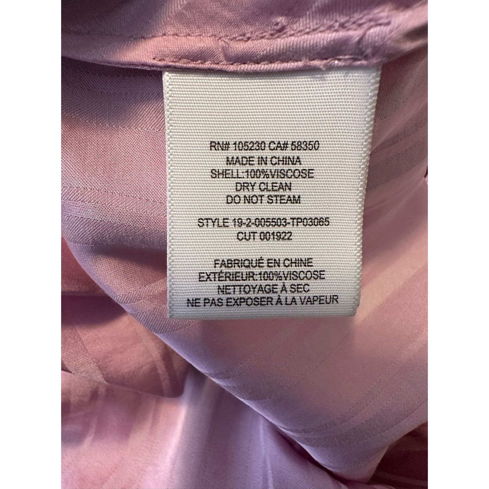 Joie Joie Pink Cadmar Satin Button Long Sleeves Blouse size XXS Size XXS / US 00 / IT 34 - 4 Thumbnail