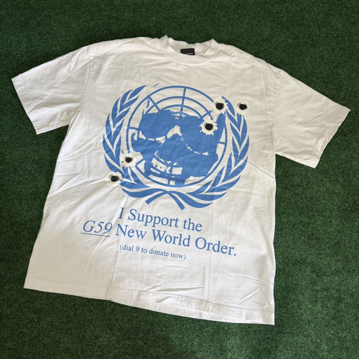 G59 Records G59 records “new world order” tee Size US L / EU 52-54 / 3 - 1 Thumbnail