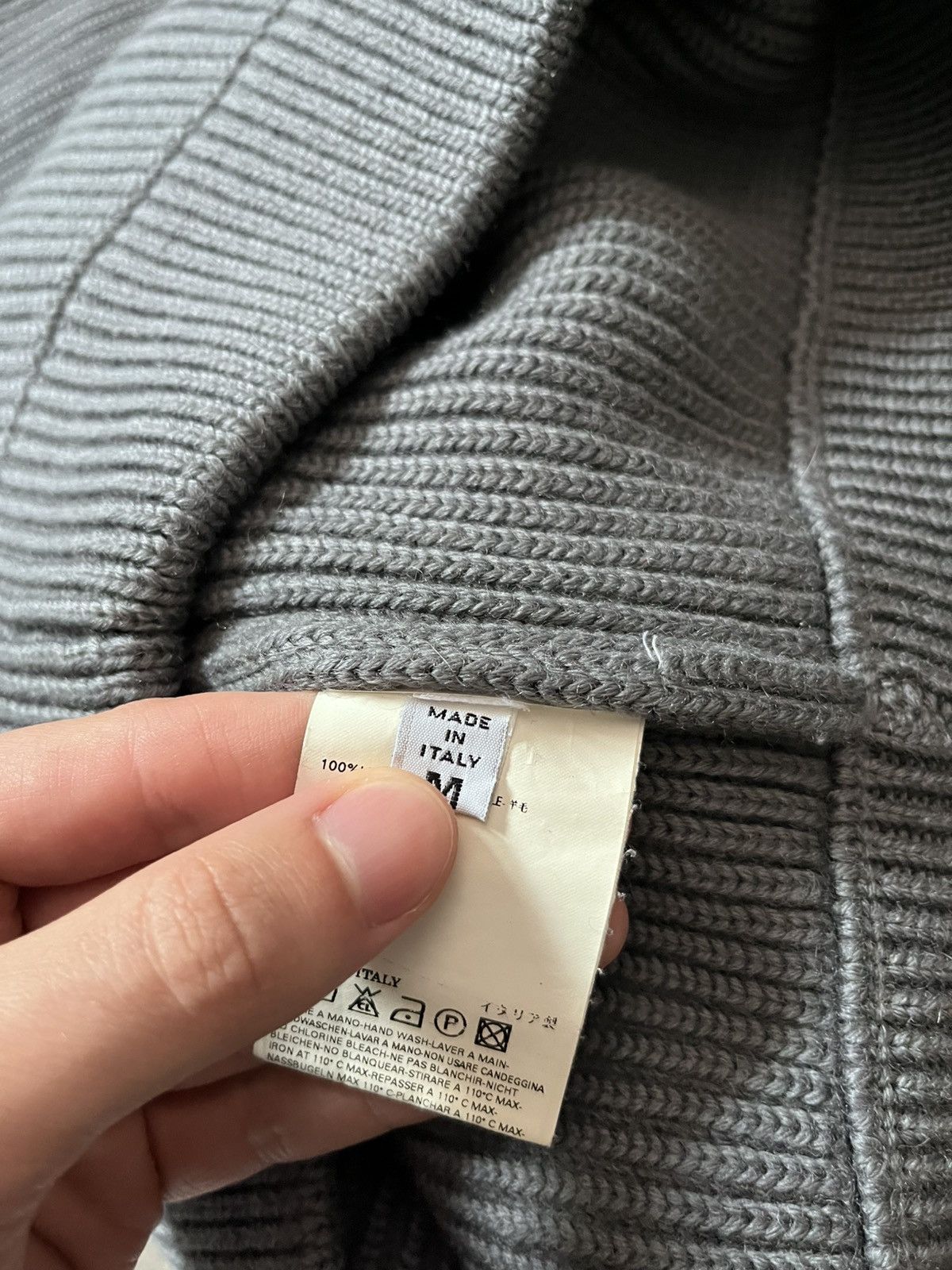 Maison Margiela Maison Margiela S/S 2008 Quarter zip Drivers wool sweater Size US M / EU 48-50 / 2 - 11 Thumbnail