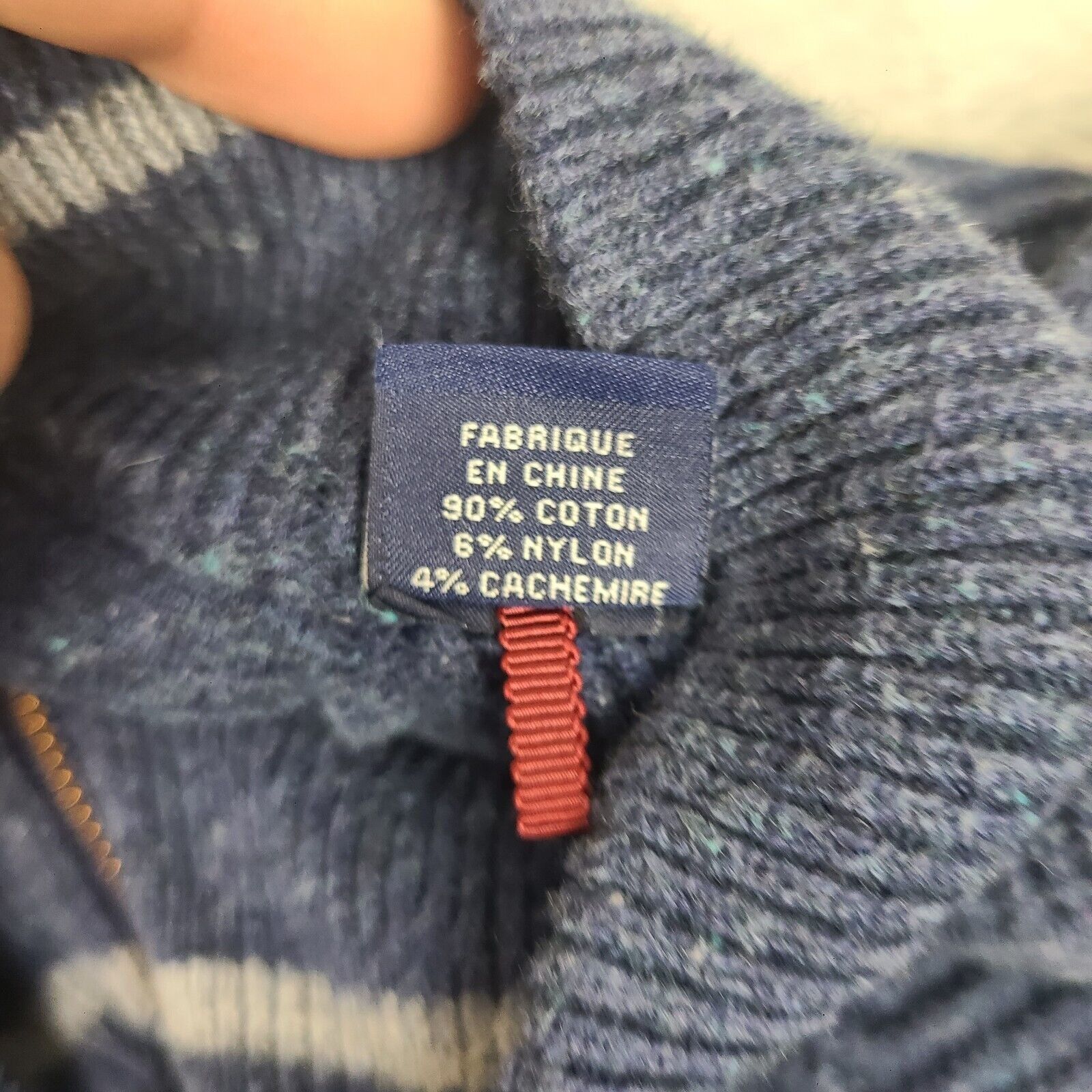 Tommy Bahama Tommy Bahama Pullover 1/4 Zip Sweater X- Large Cashmere Cott Size US XL / EU 56 / 4 - 7 Thumbnail