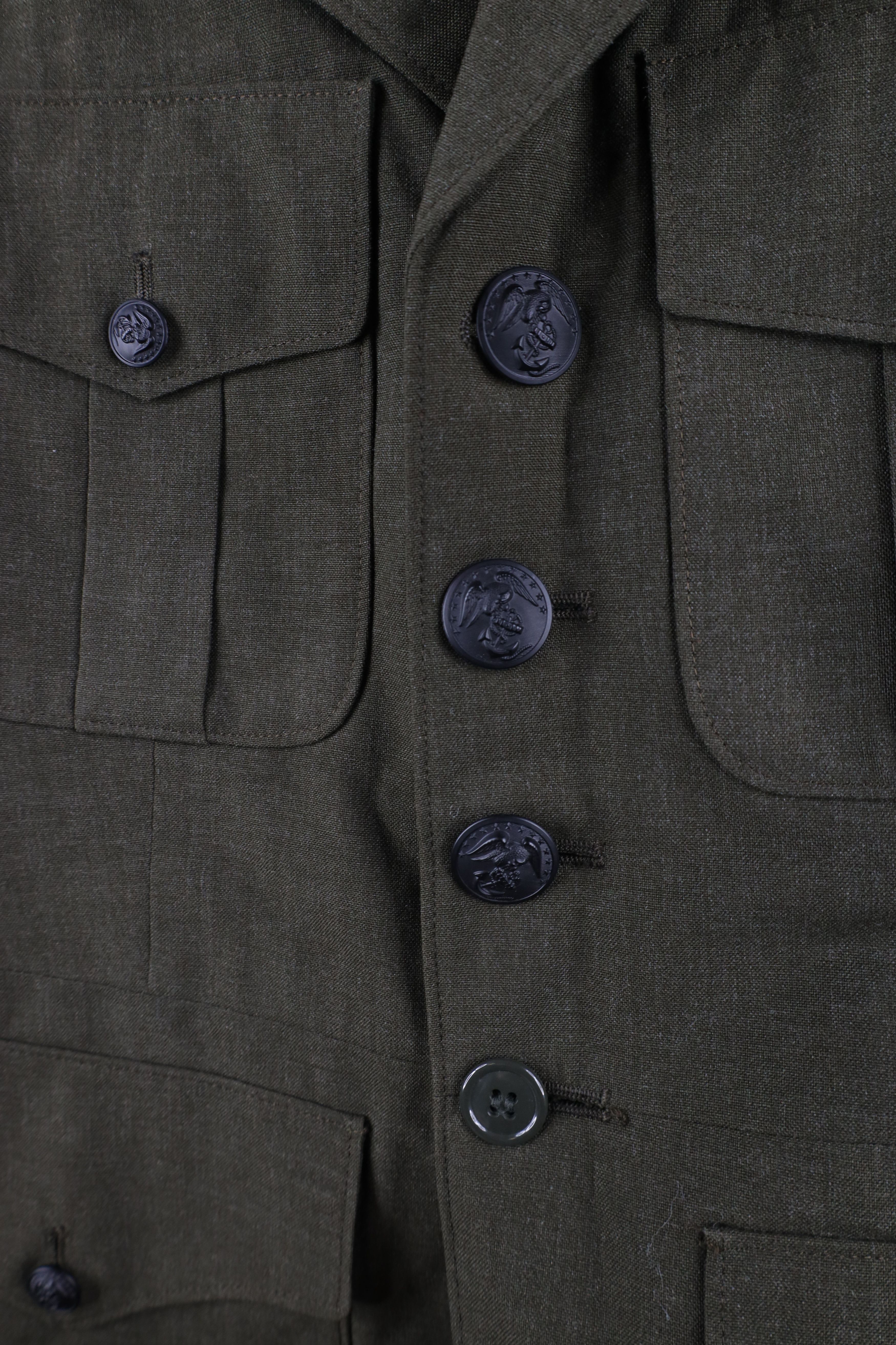 Vintage Vintage 70s Vietnam War Military Coat Jacket Green USA Size US S / EU 44-46 / 1 - 5 Thumbnail