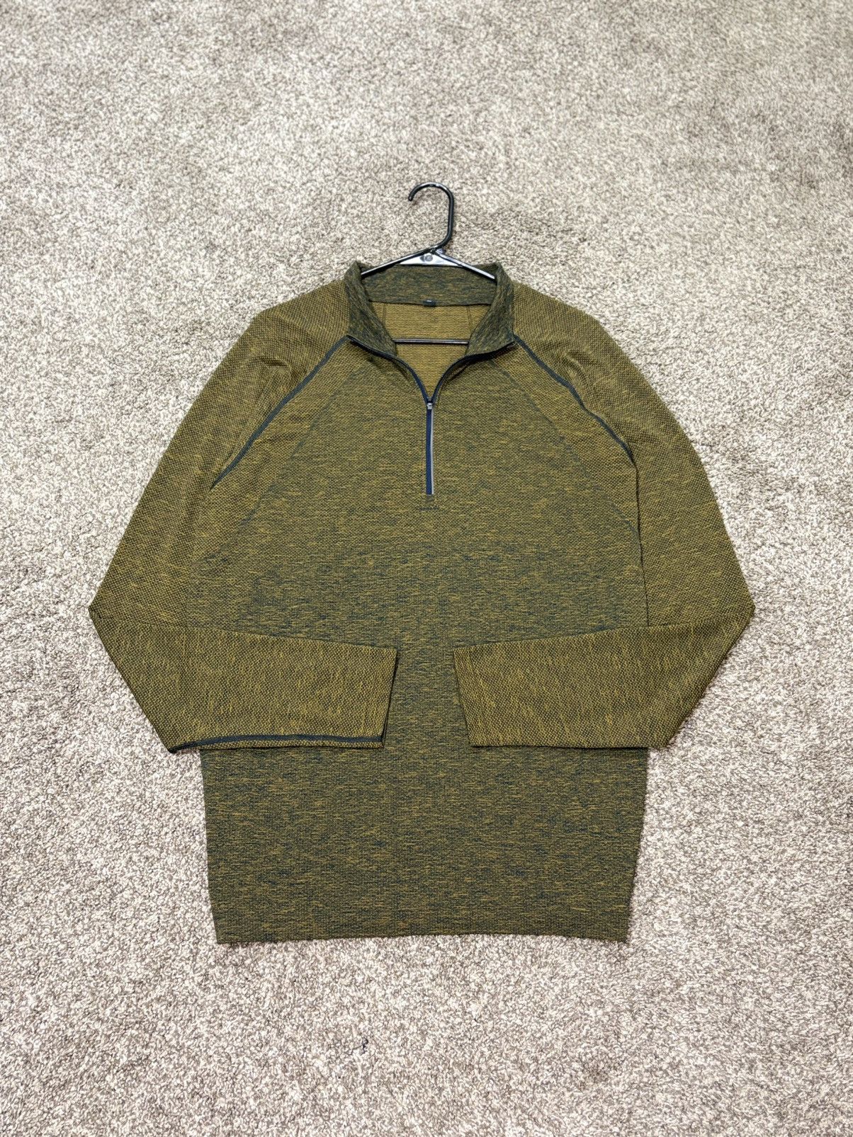 Lululemon Lululemon Mens L Tech Half Zip Long Sleeve Performance Brown Size US L / EU 52-54 / 3 - 4 Thumbnail