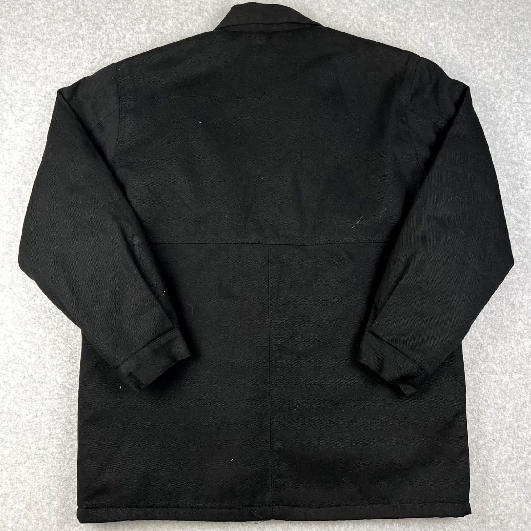 Ben Davis VINTAGE Ben Davis Canvas Chore Coat Blanket Lined Jacket Large Mens Black Snap Button Size US L / EU 52-54 / 3 - 3 Thumbnail