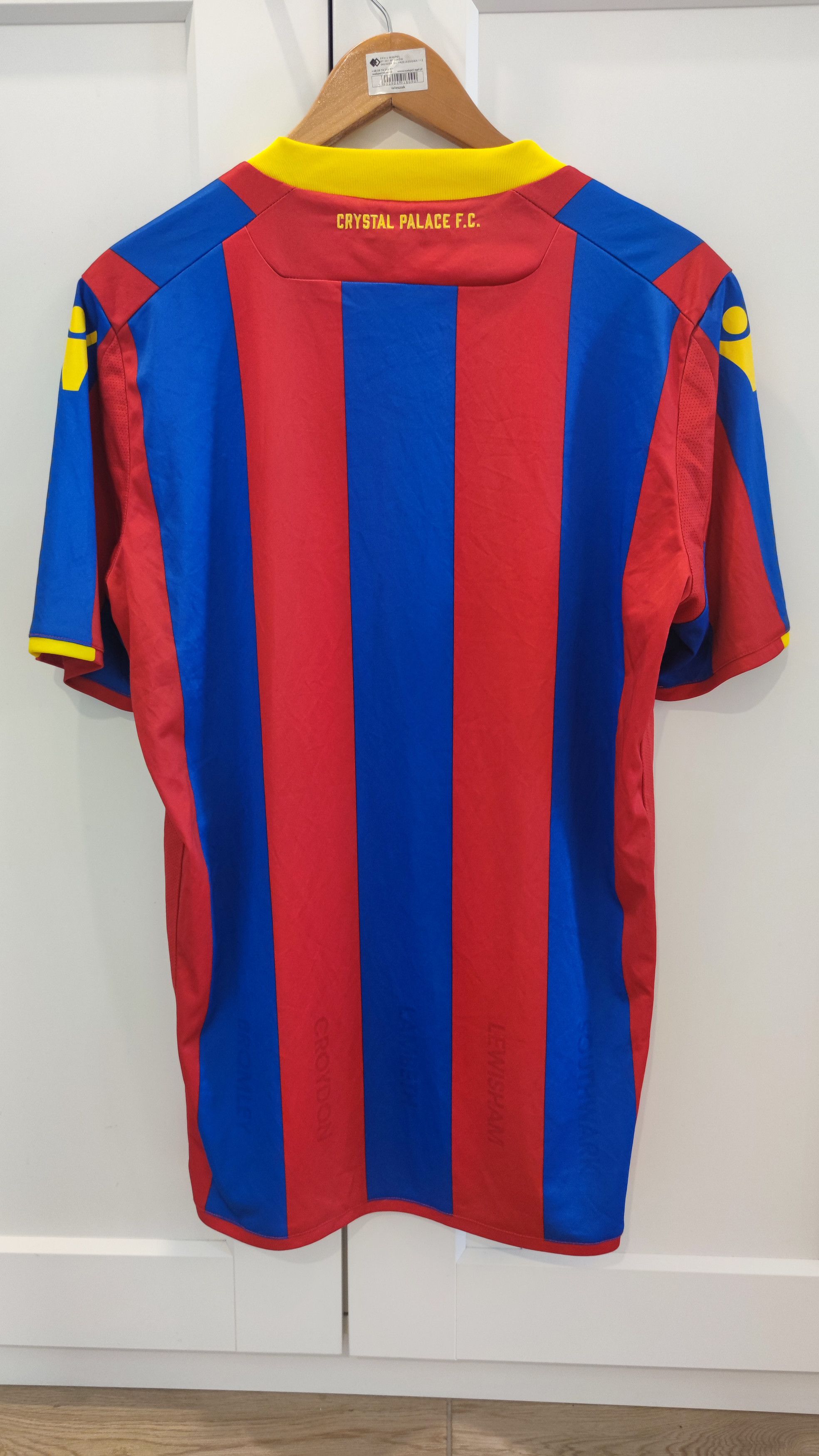 Macron Crystal Palace soccer jersey Home 2017/18 Size US XL / EU 56 / 4 - 2 Thumbnail