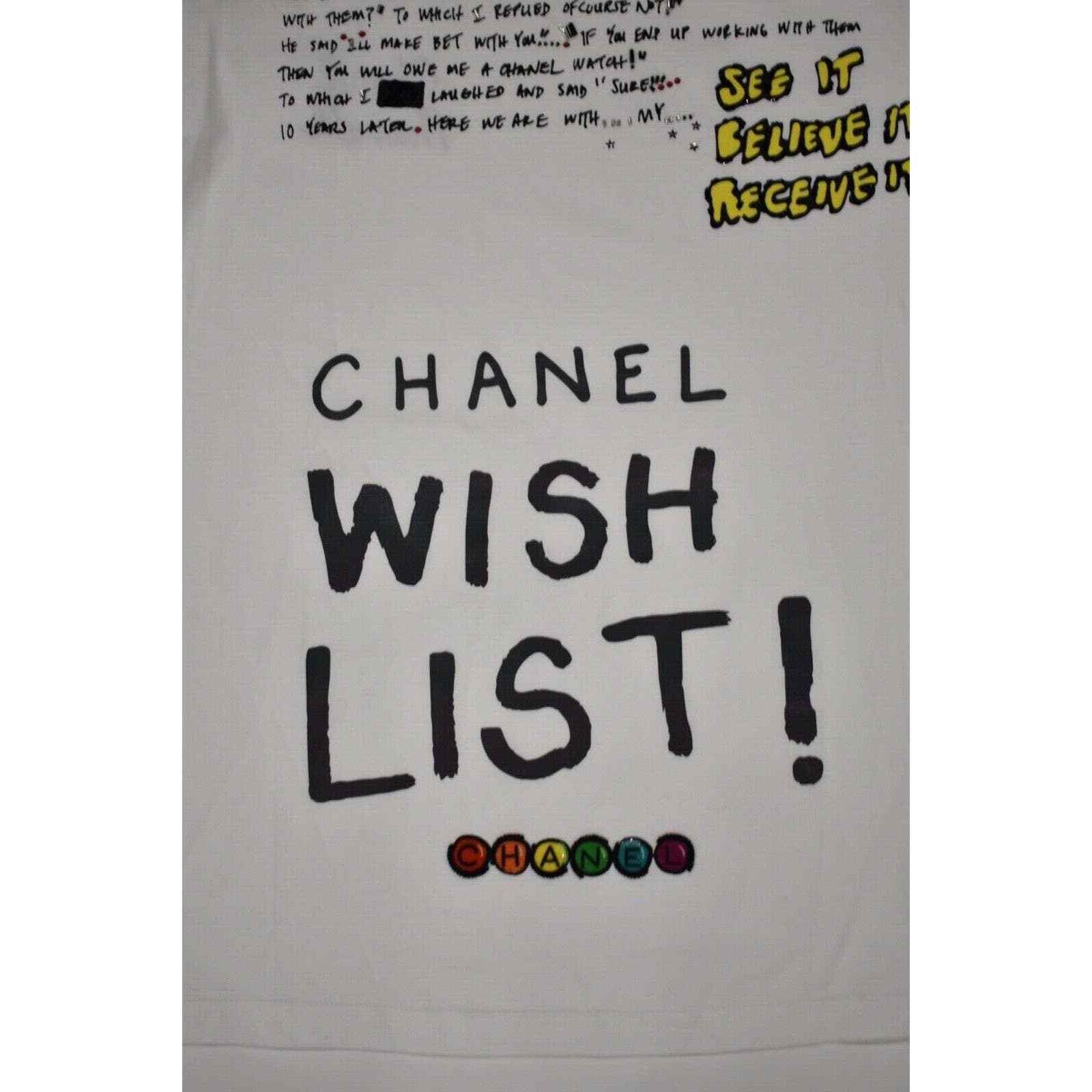 Chanel Chanel X Pharrell Collection Long Sleeve Graffiti Tee Shirt Size M / US 6-8 / IT 42-44 - 10 Thumbnail