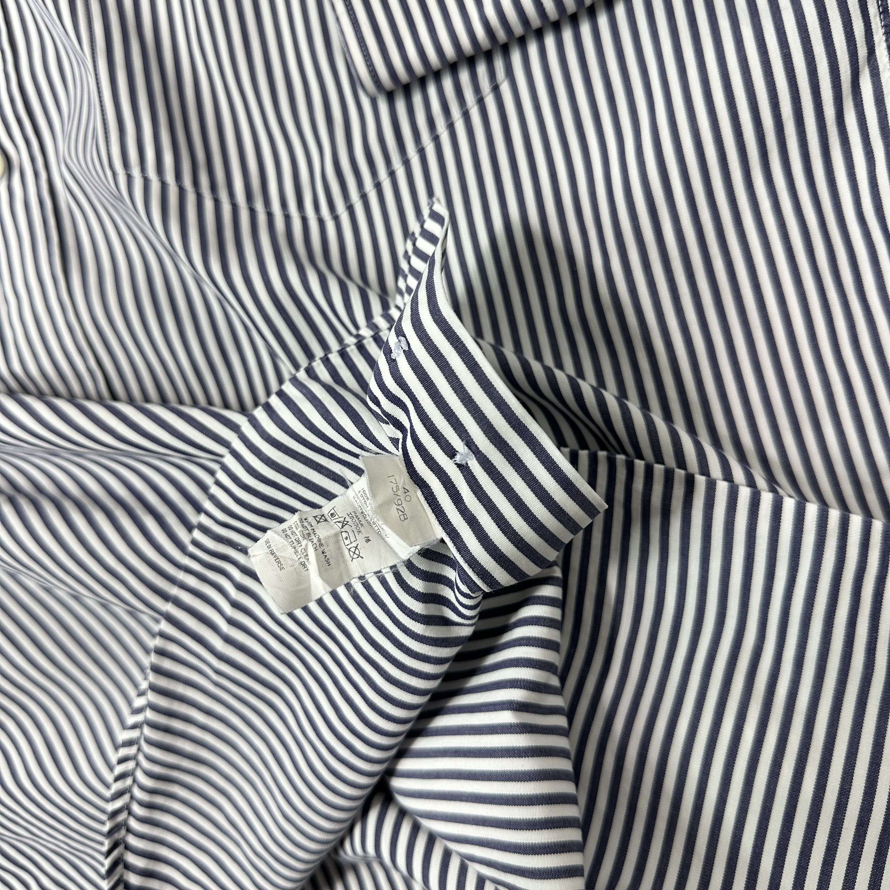 Paul & Shark Vintage Streetwear Elegant Striped Paul & Shark Shirt Y2K Size US M / EU 48-50 / 2 - 5 Thumbnail