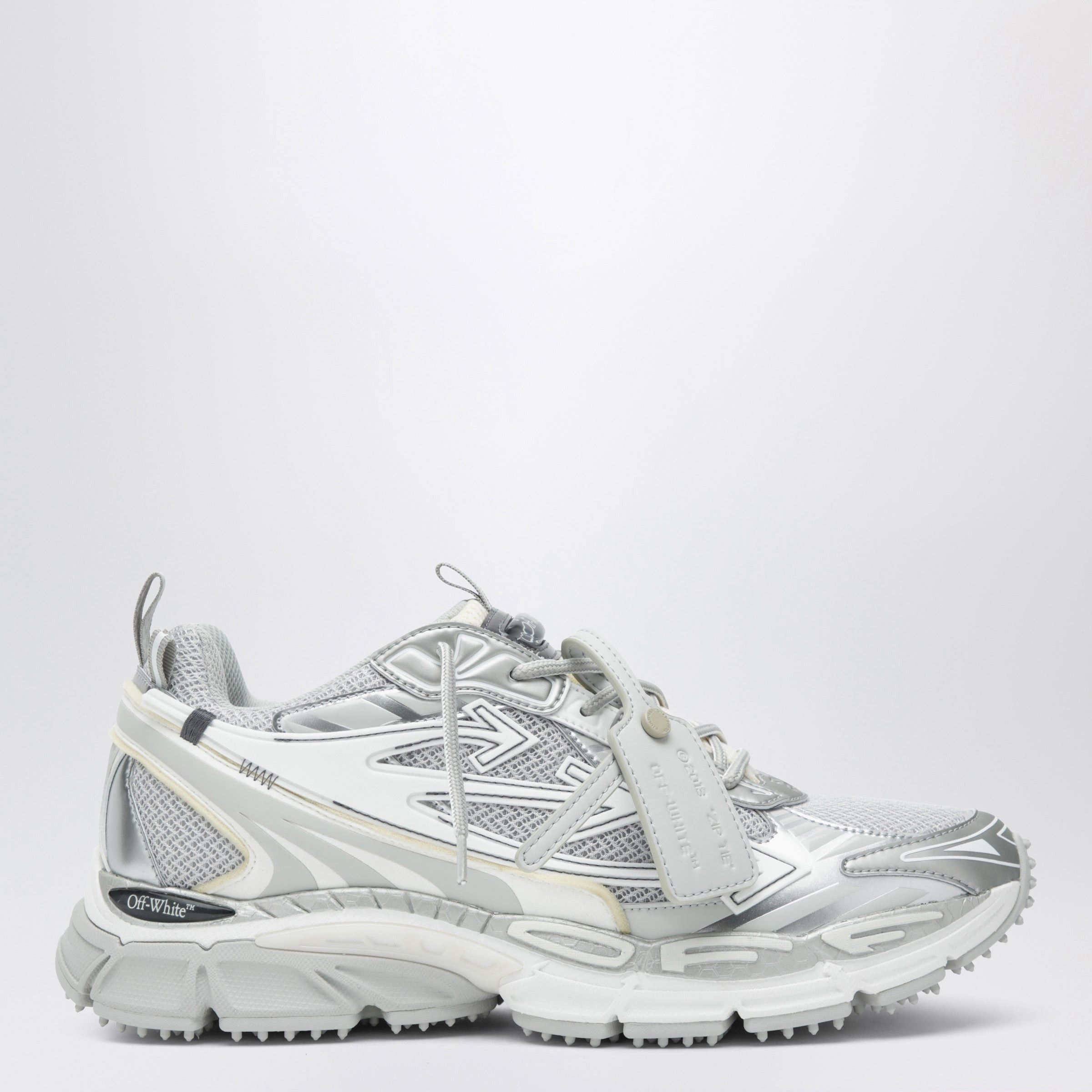 Off-White Off-White Be Right Back Grey/Silver Sneakers Size US 9 / EU 42 - 1 Thumbnail