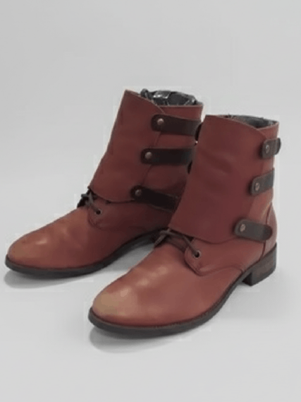 Caterpillar Caterpillar x Shontelle Leather Buckle Spat Boots Size US 6 / IT 36 - 1 Thumbnail