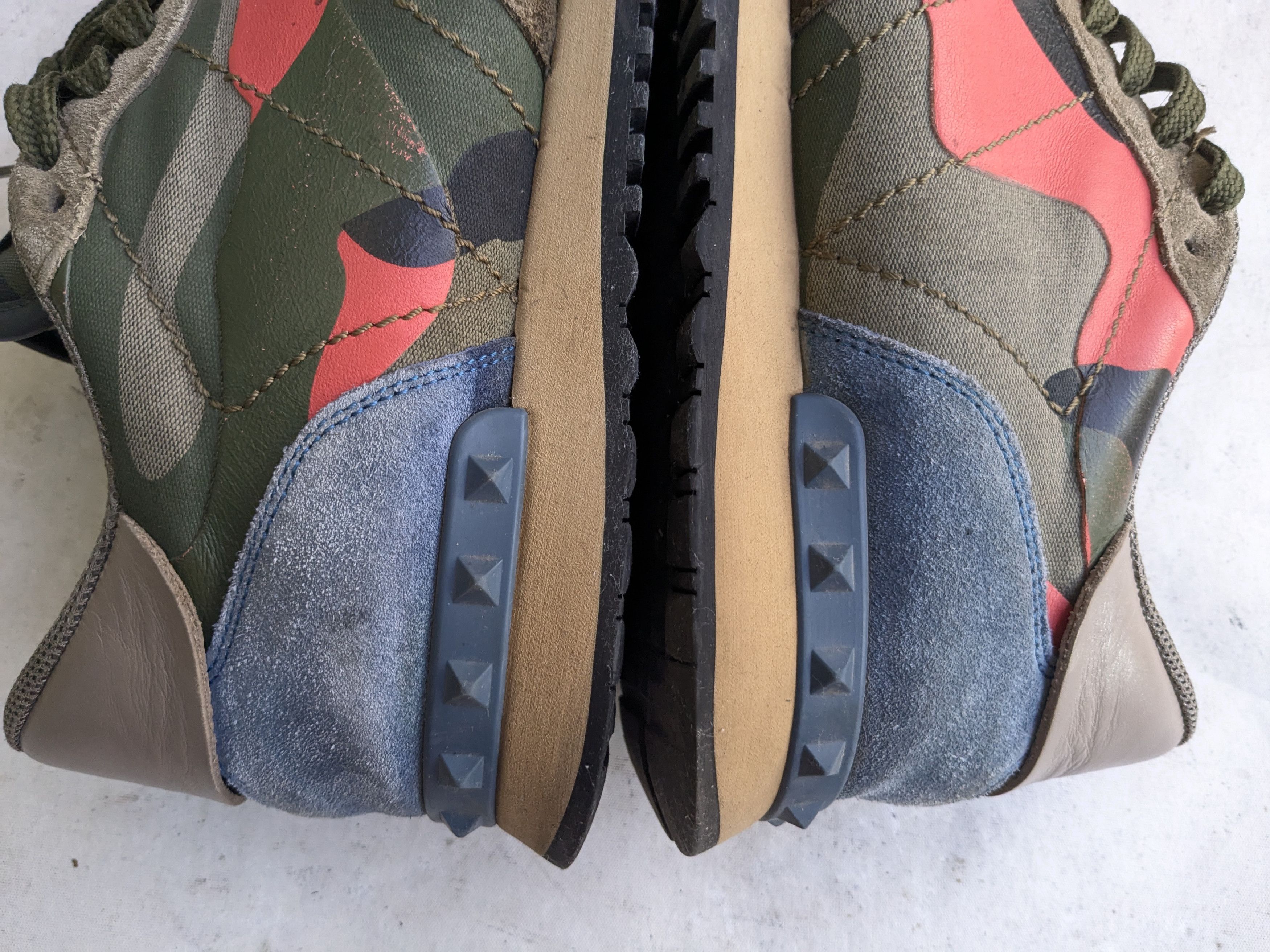 Valentino Valentino Rockstud Sneakers 11 44 Camo Size US 11 / EU 44 - 9 Thumbnail