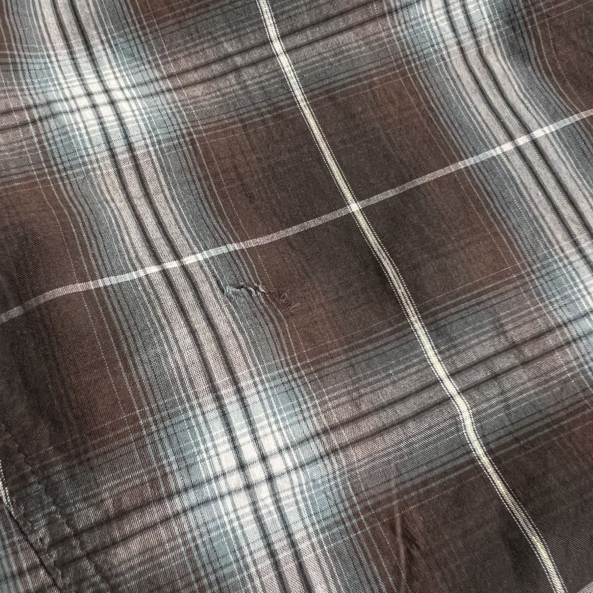 If Six Was Nine 2000s Schlussel Western Plaid Long Sleeve Button up Shirt Size US L / EU 52-54 / 3 - 7 Thumbnail