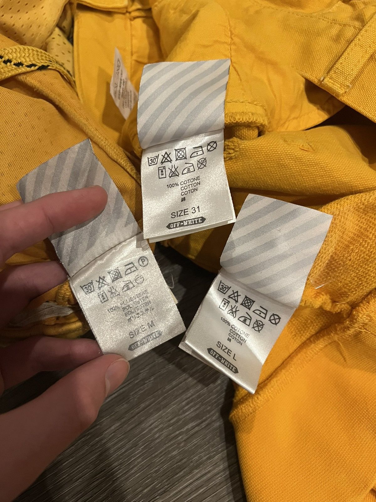 Off-White Off White SS14 First Season Yellow Outfit Size US L / EU 52-54 / 3 - 11 Thumbnail