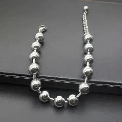 Other Ball Chain Bracelet 2000s Chrome Y2K Punk Skater Grunge Size ONE SIZE - 3 Thumbnail