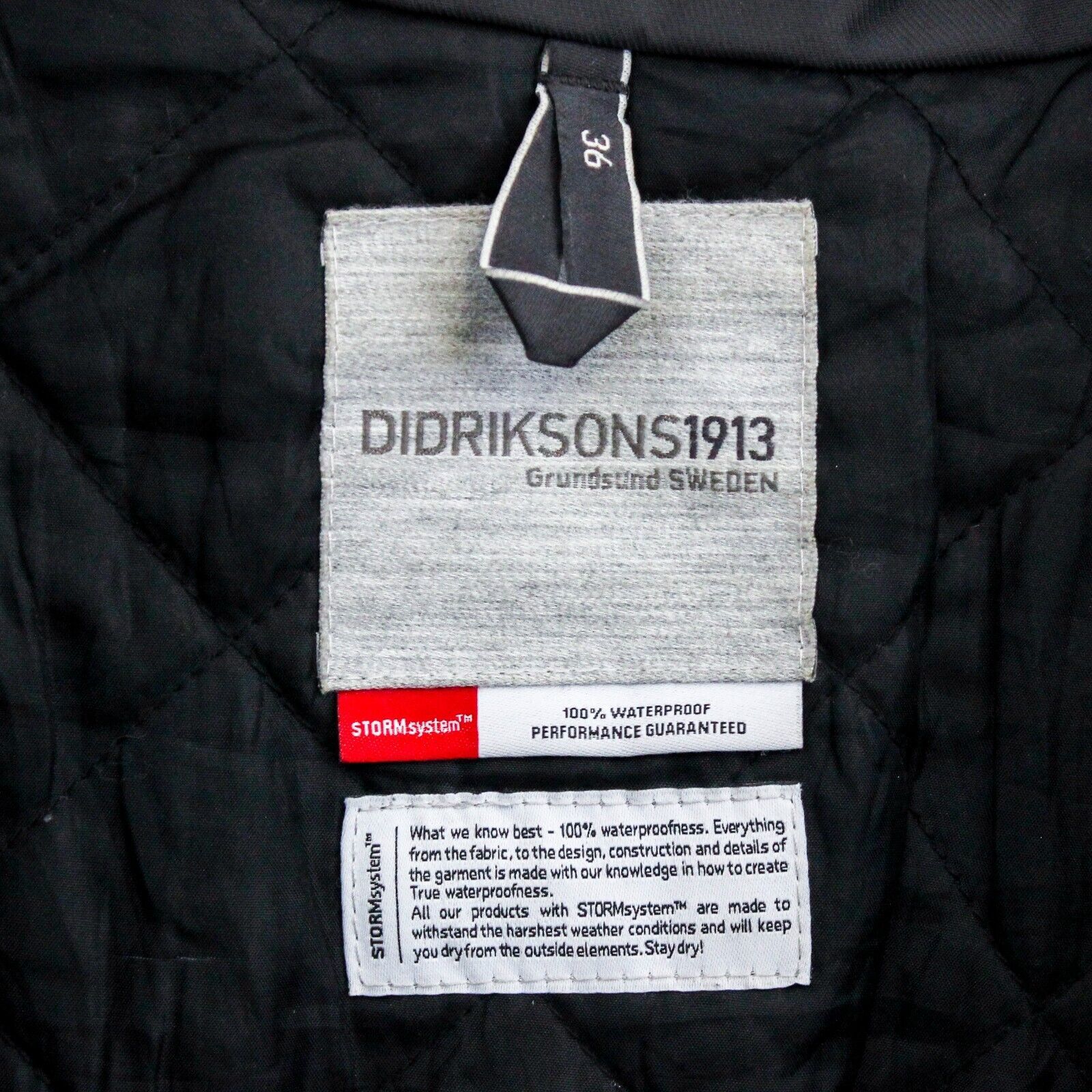 Designer DIDRIKSONS Womens S Hooded Parka Coat Jacket Stormsystem Size S / US 4 / IT 40 - 8 Thumbnail