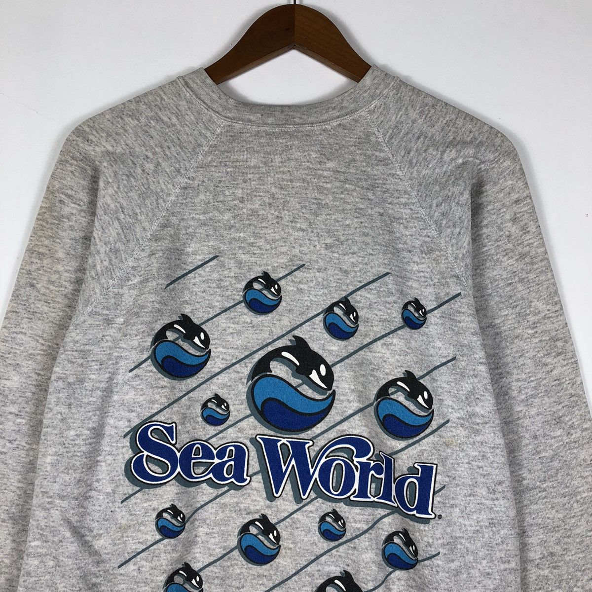 Tultex Vintage TULTEX Sea World Printed Sweatshirt Size US M / EU 48-50 / 2 - 2 Thumbnail