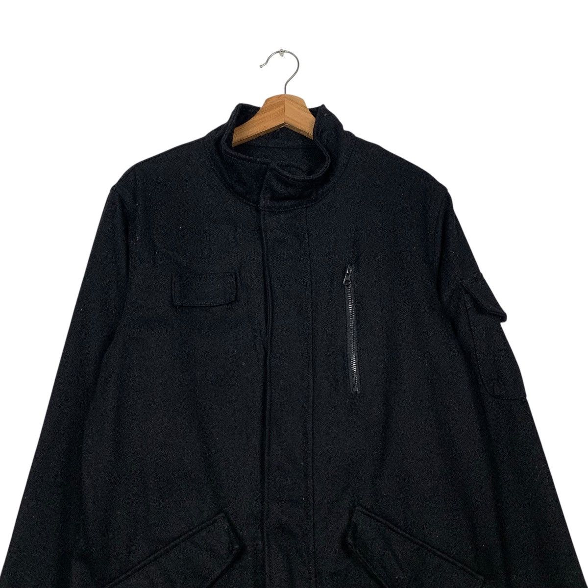 Japanese Brand NYLAUS Wool Work Casual Jacket #2259-C100 Size US L / EU 52-54 / 3 - 2 Thumbnail