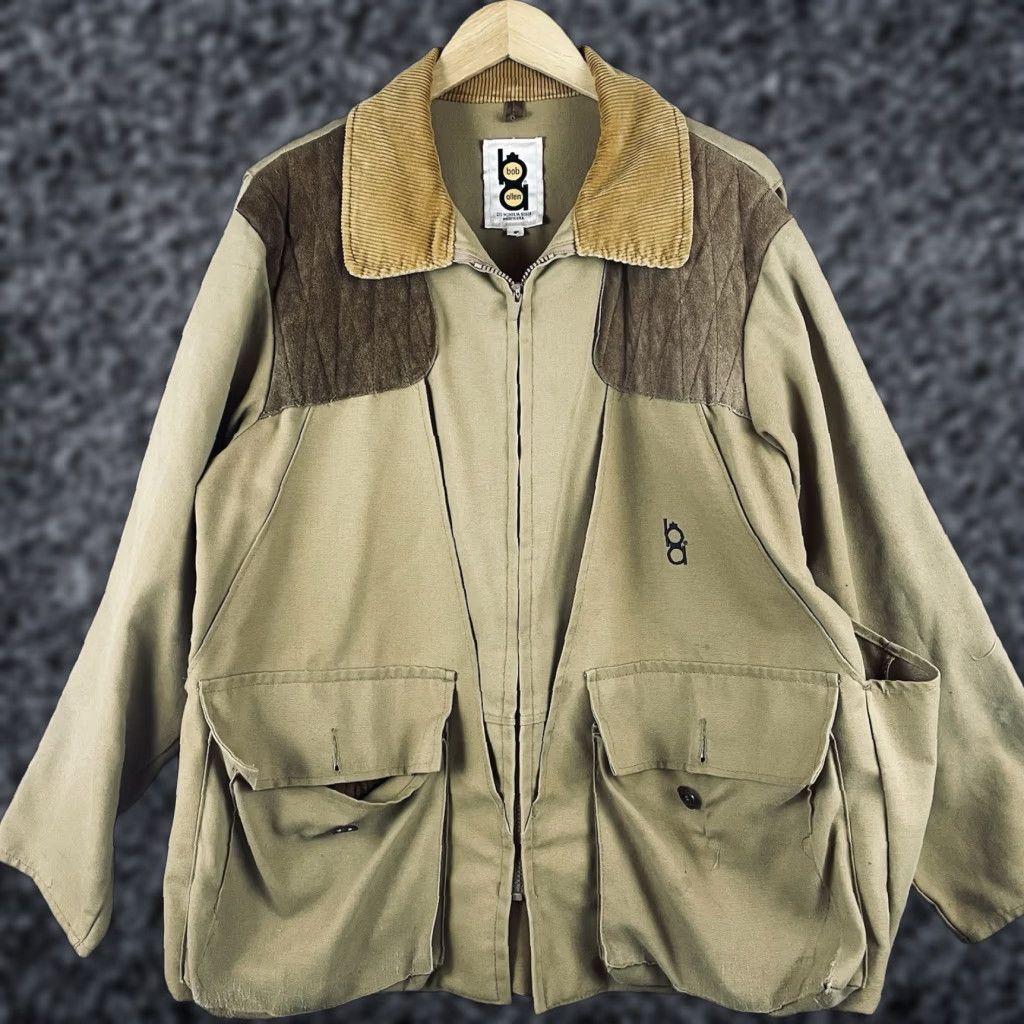 Vintage VINTAGE Bob Allen Jacket Medium Hunting Corduroy Padded Bomber Reversible Zip Beige Men M Size US M / EU 48-50 / 2 - 1 Thumbnail