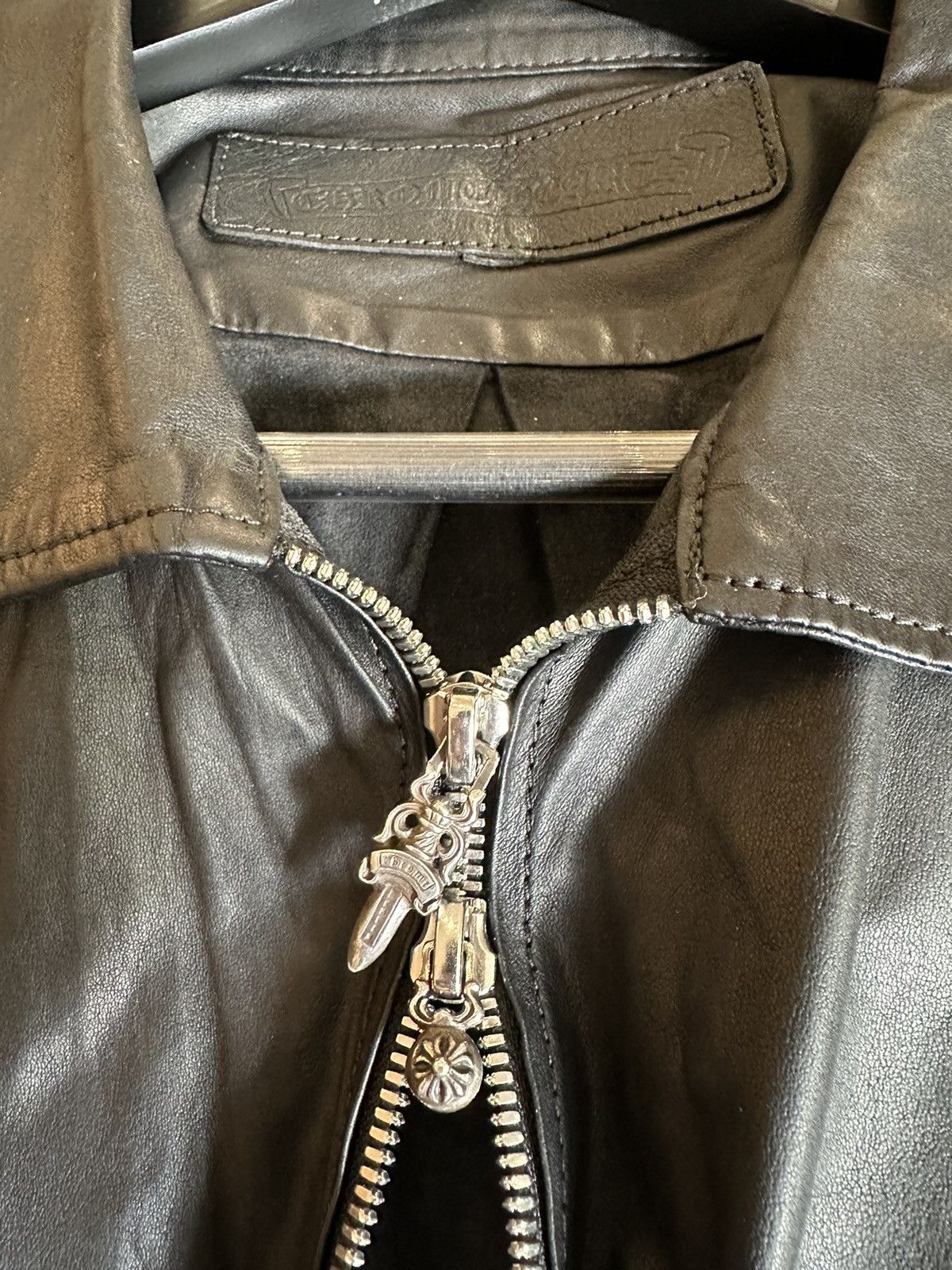 Chrome Hearts CHROME HEARTS LEATHER DAGGER SHIRT Size US L / EU 52-54 / 3 - 5 Thumbnail