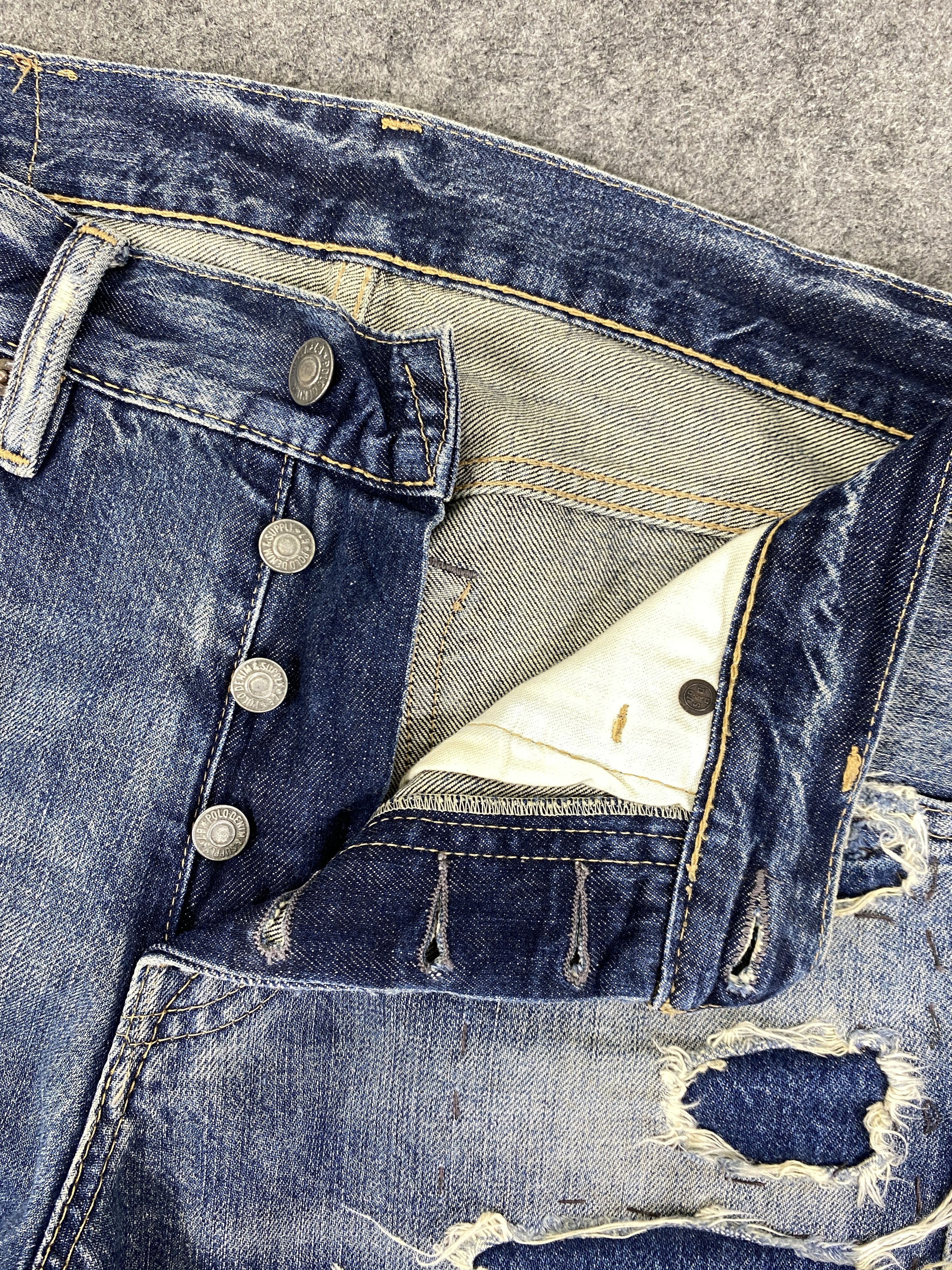 Denim & Supply Ralph Lauren Ralph Lauren Denim & Supply Distressed Yarn 30x32 - JN3300 Size US 30 / EU 46 - 6 Thumbnail