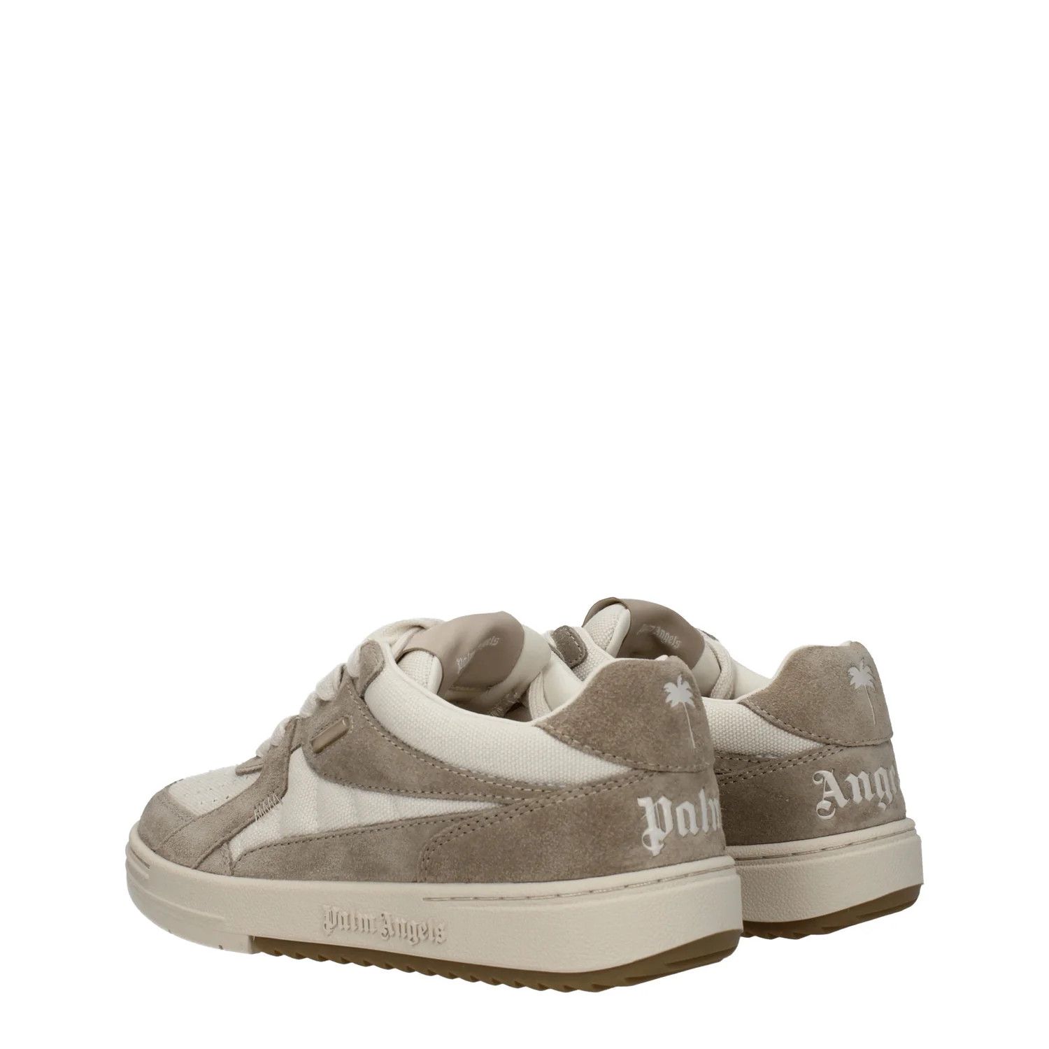 Palm Angels ob1o1e1124 Fabric Sneakers in Beige Size US 6 / IT 36 - 4 Thumbnail