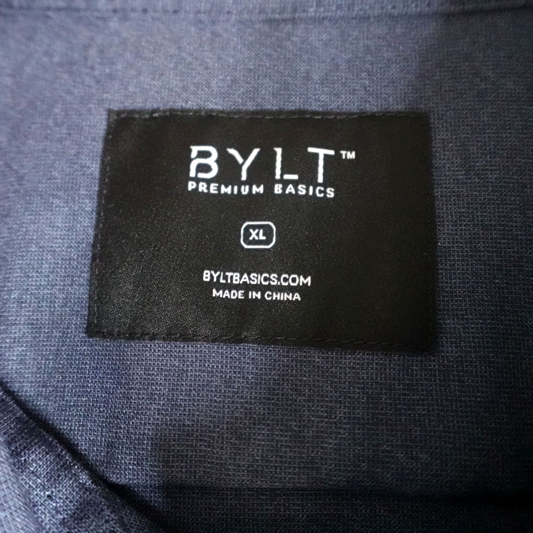 Vintage Bylt Shirt XL Blue Vista Long Sleeve Button-Up Crew-NECK? Size US XL / EU 56 / 4 - 3 Thumbnail