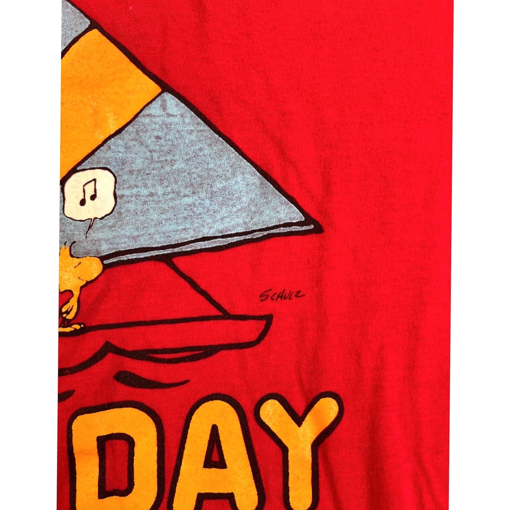 Vintage Vintage Artex Snoopy T-Shirt Mens XL Red Dads Lazy Day 80s USA Made Short Sleeve Graphic Tee Size US XL / EU 56 / 4 - 5 Thumbnail