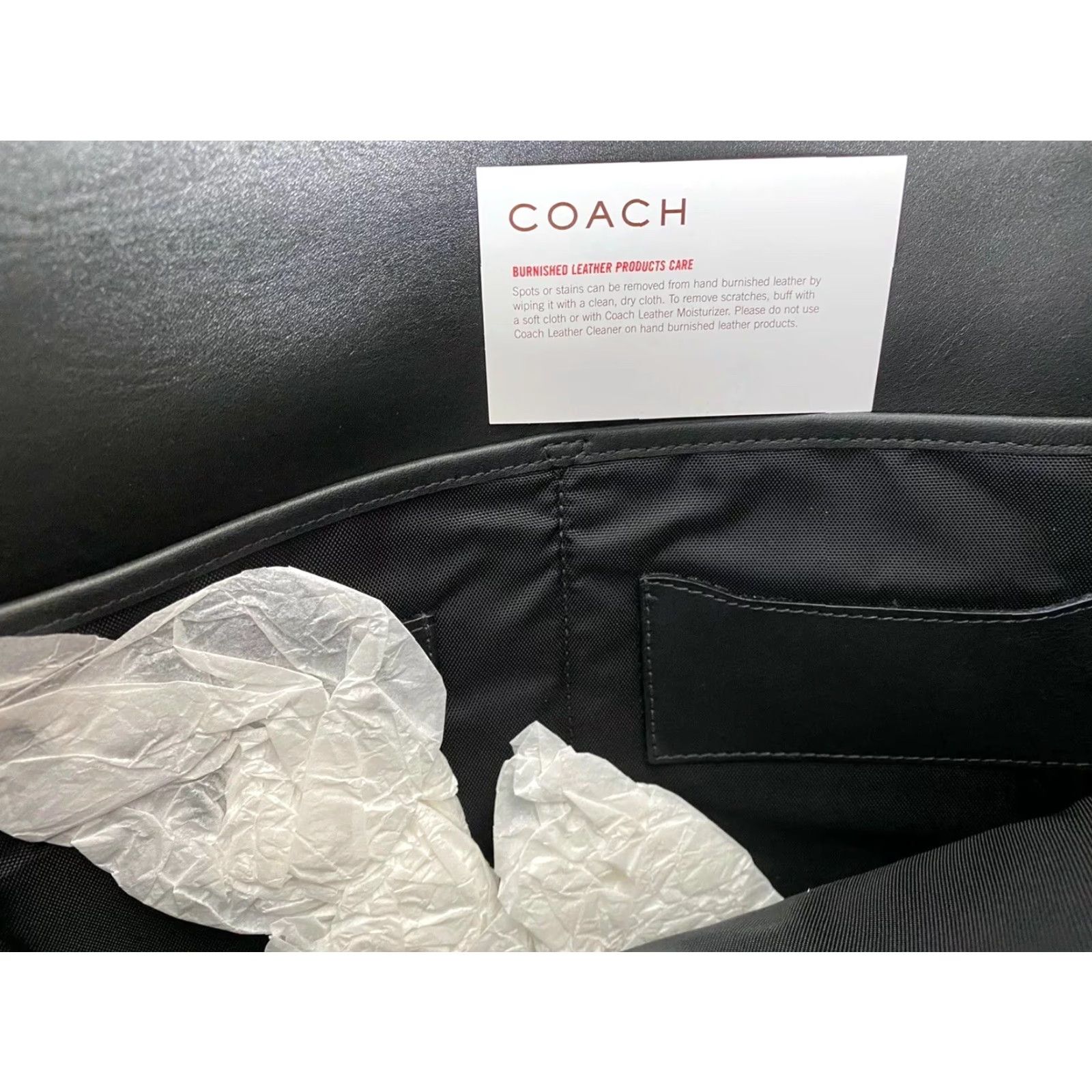 Coach Coach Mens Briefcase Black Leather Laptop Messenger Shoulder Strap Bag New 06456 Size ONE SIZE - 6 Thumbnail