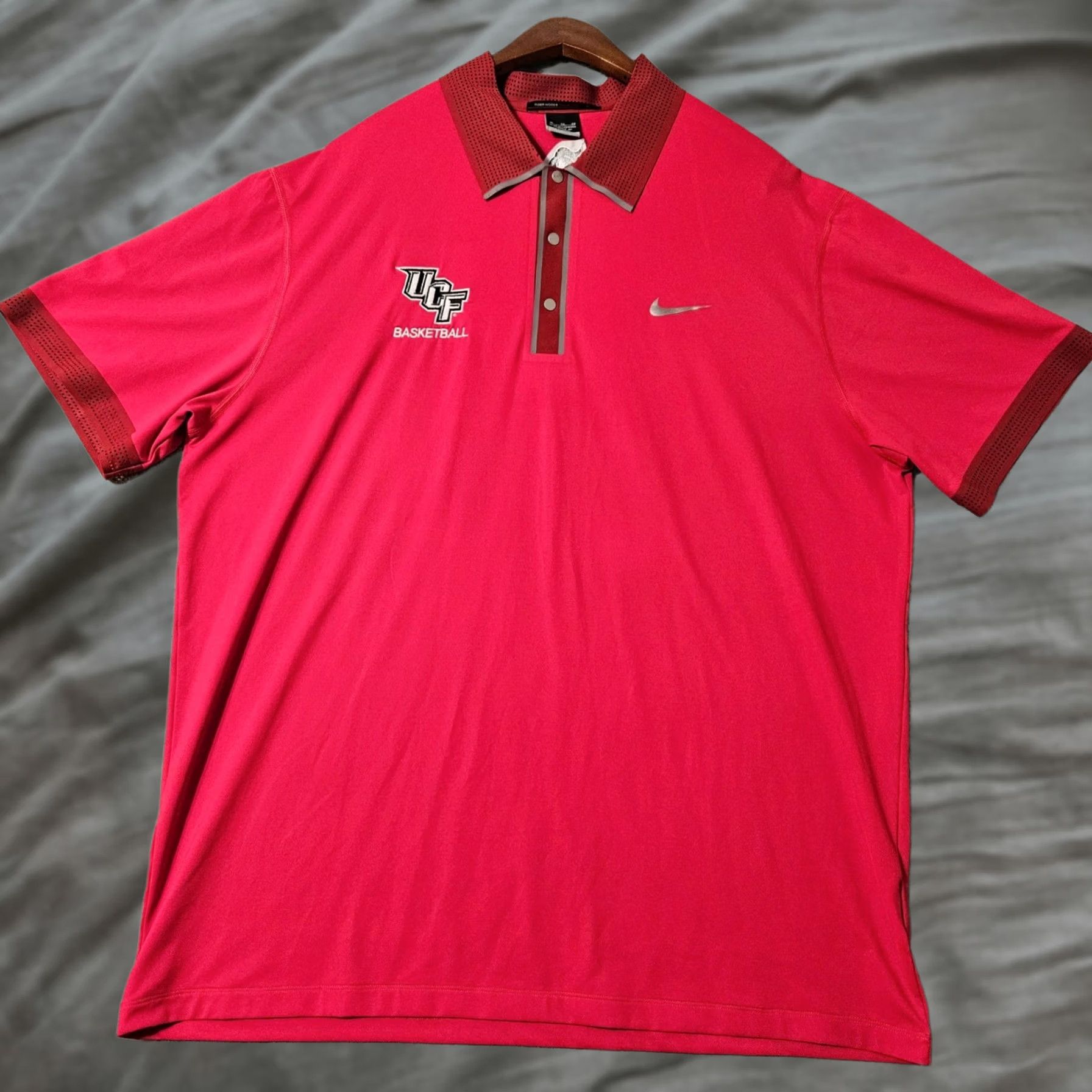 Nike Nike Tiger Woods Collection UCF Knights Golf Polo Shirt Red Men's Size XL Size US XL / EU 56 / 4 - 1 Thumbnail