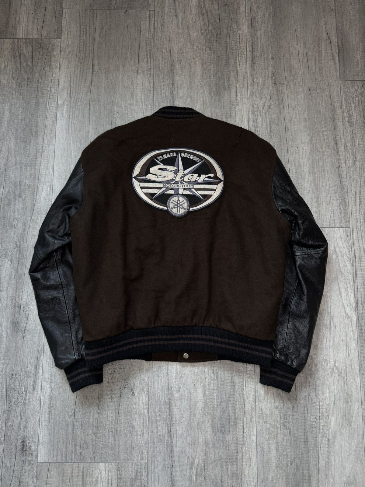 Leather × Yamaha Yamaha vintage bomber leather jacket L avant garde Size US L / EU 52-54 / 3 - 1 Thumbnail